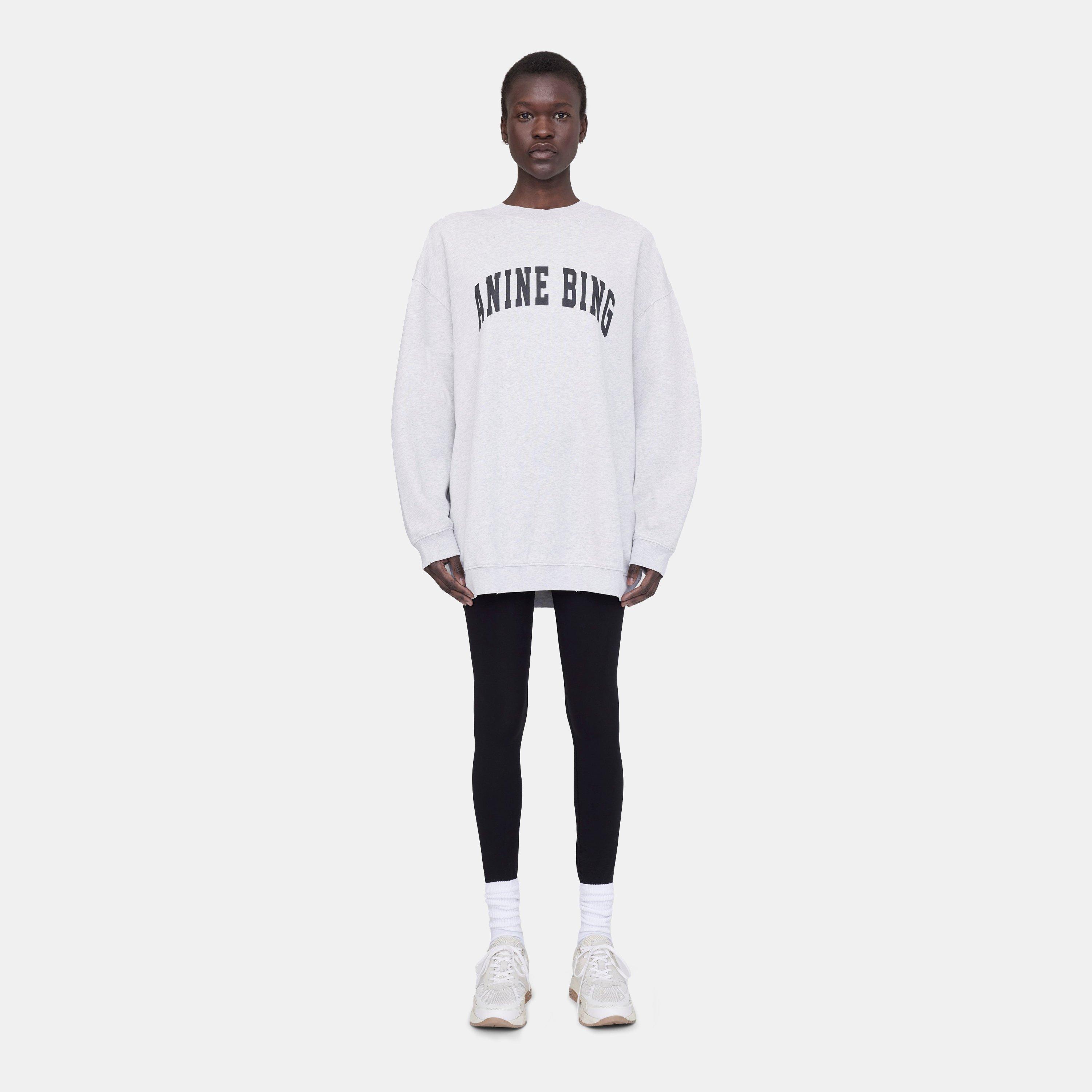 Heather Grey - Anine Bing - Womens Tyler Sweatshirt - 3