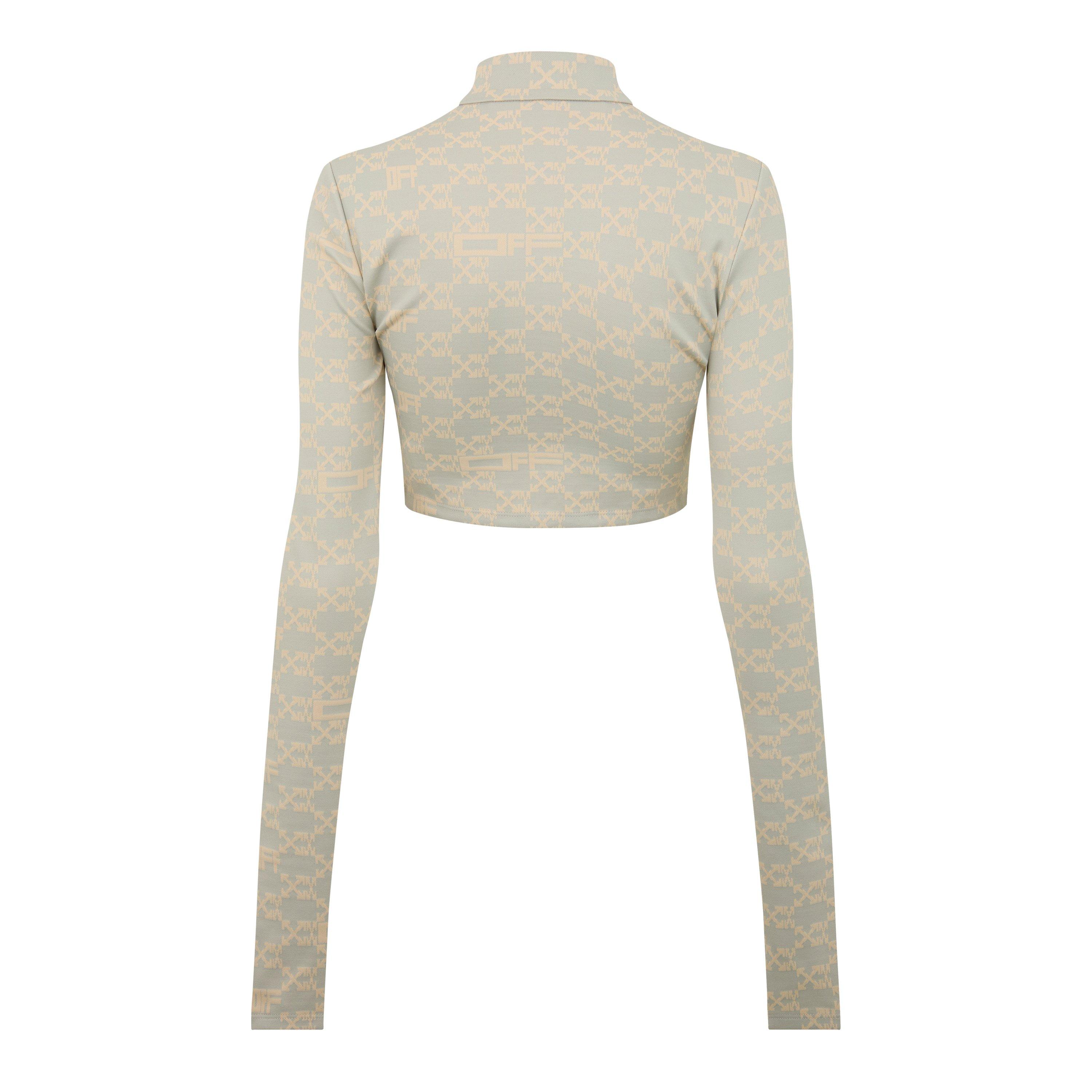 Groen - Off White - Women's Mono Track Top Hoodie - 2