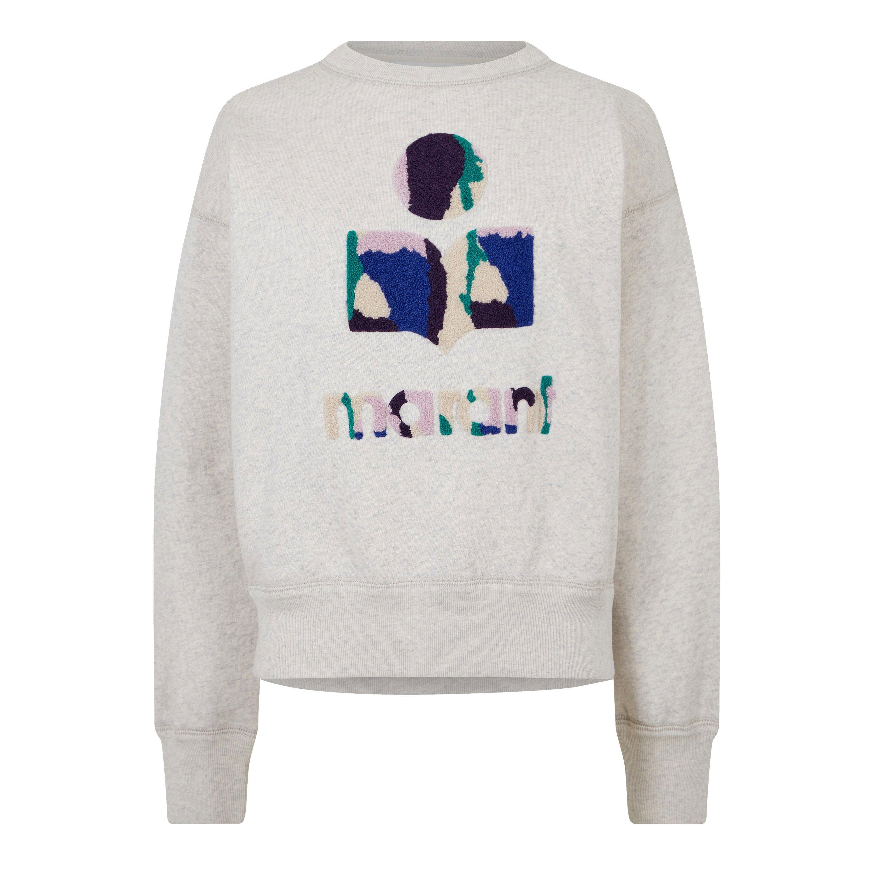 Ecru/Multi - Marant Etoile - Mobyli Sweatshirt - 4