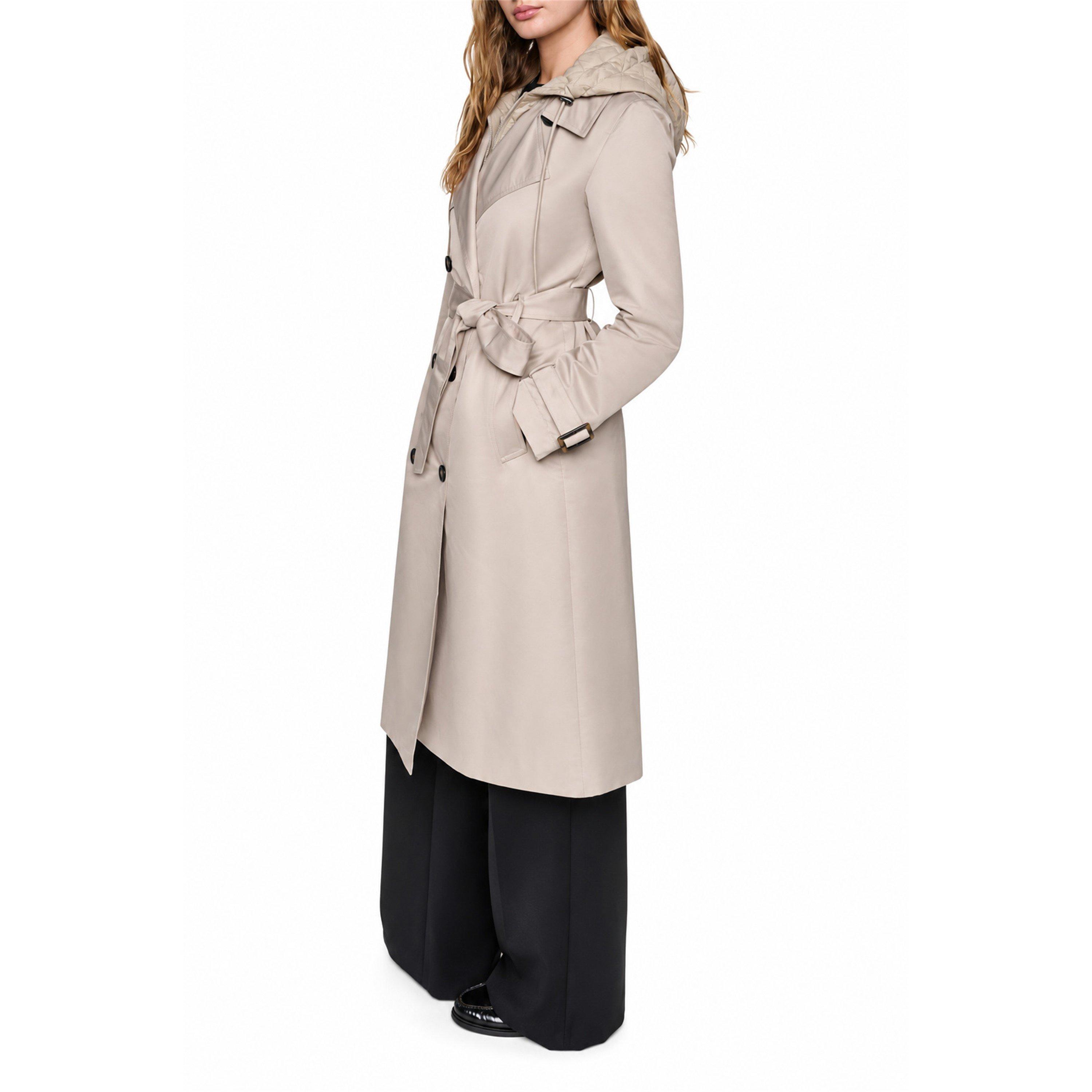 Birch - DKNY - Women's X66 DKNY Outerwear Quilted Trench Coat - 6