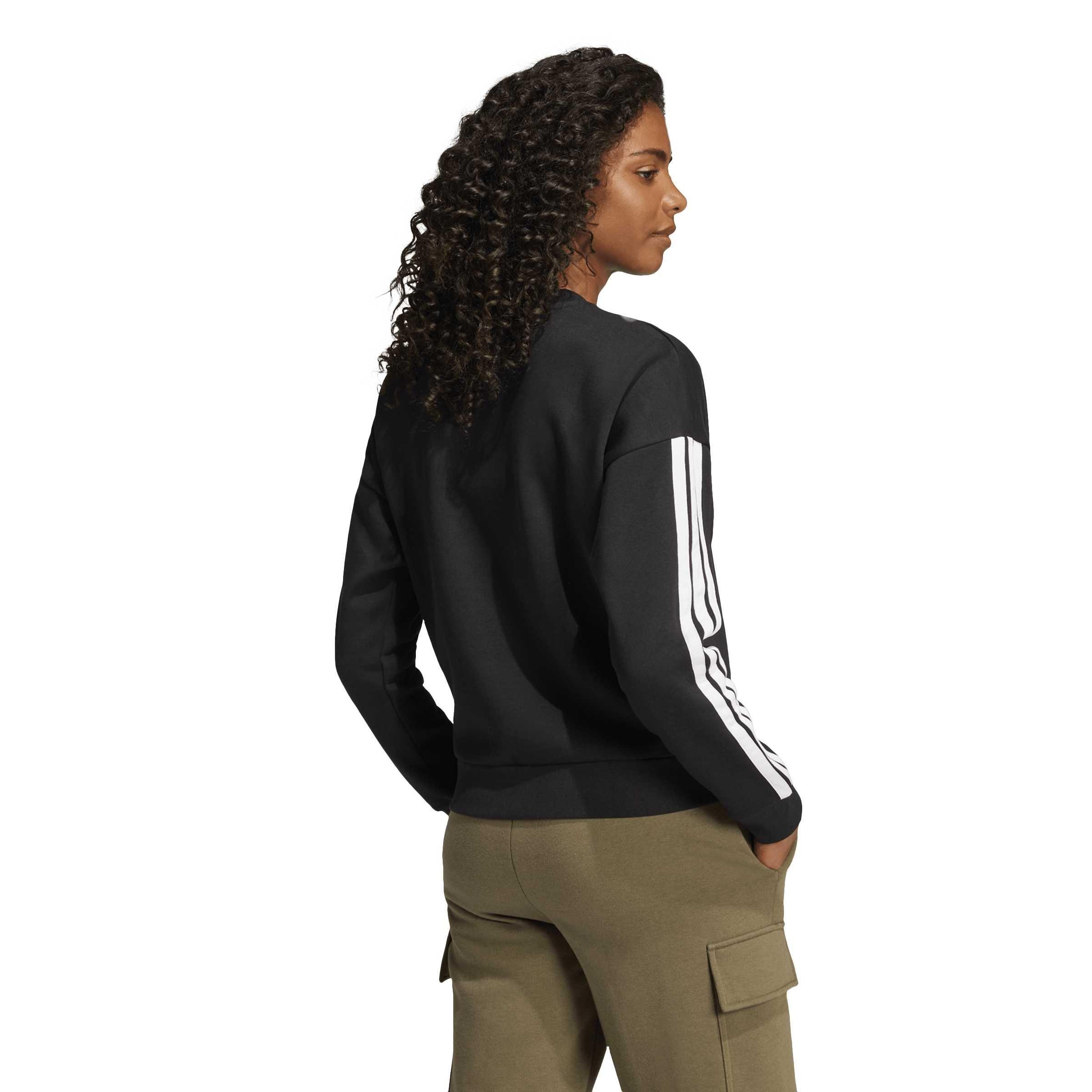 Schwarz - adidas - Essentials Studio Lounge 3-Stripes Sweatshirt Womens - 3