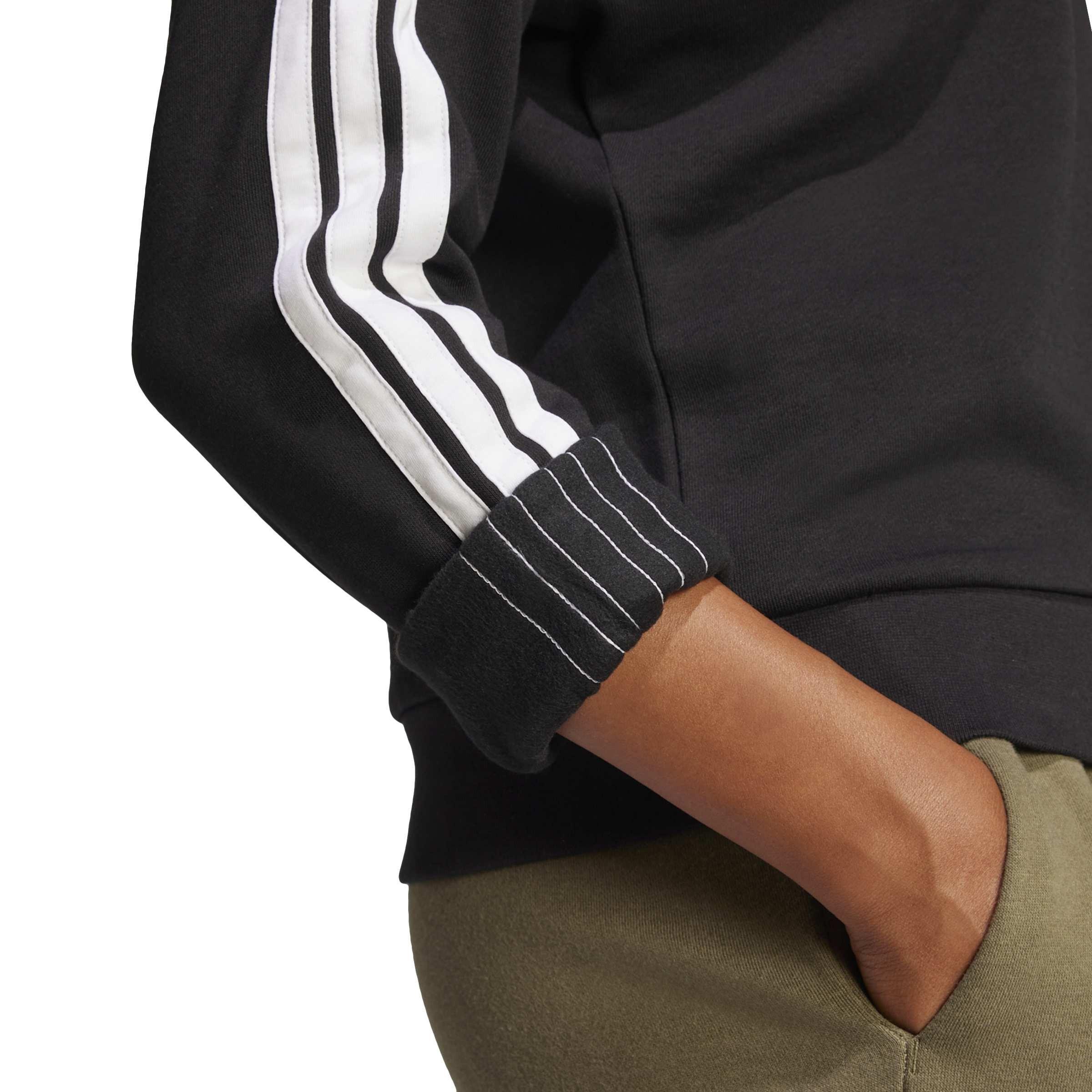 Schwarz - adidas - Essentials Studio Lounge 3-Stripes Sweatshirt Womens - 5