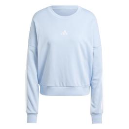 adidas Essentials Studio Lounge 3 Stripes Sweatshirt Womens