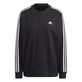 adidas Essentials Studio Lounge 3 Stripes Sweatshirt Womens