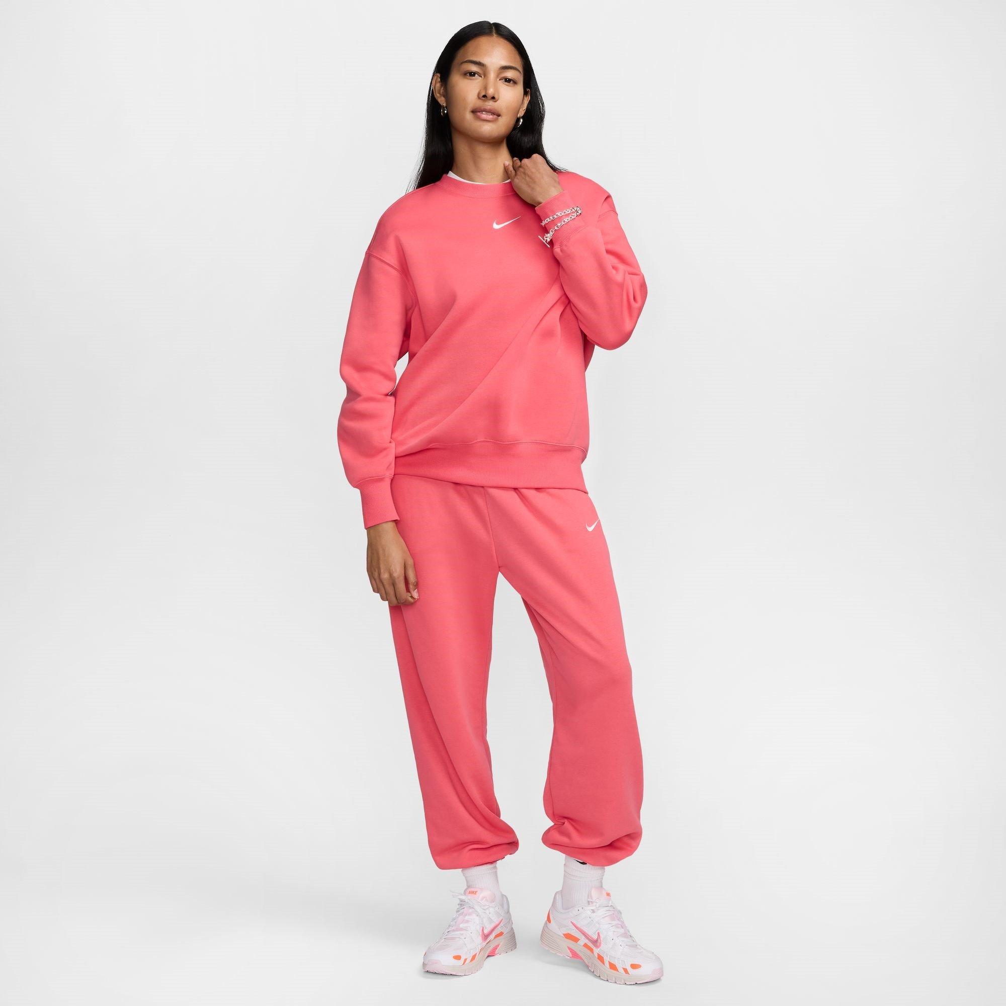 ASTER PINK/SAIL - Nike - Sportswear Phoenix Fleece Women's Oversized Crewneck Sweatshirt - 6