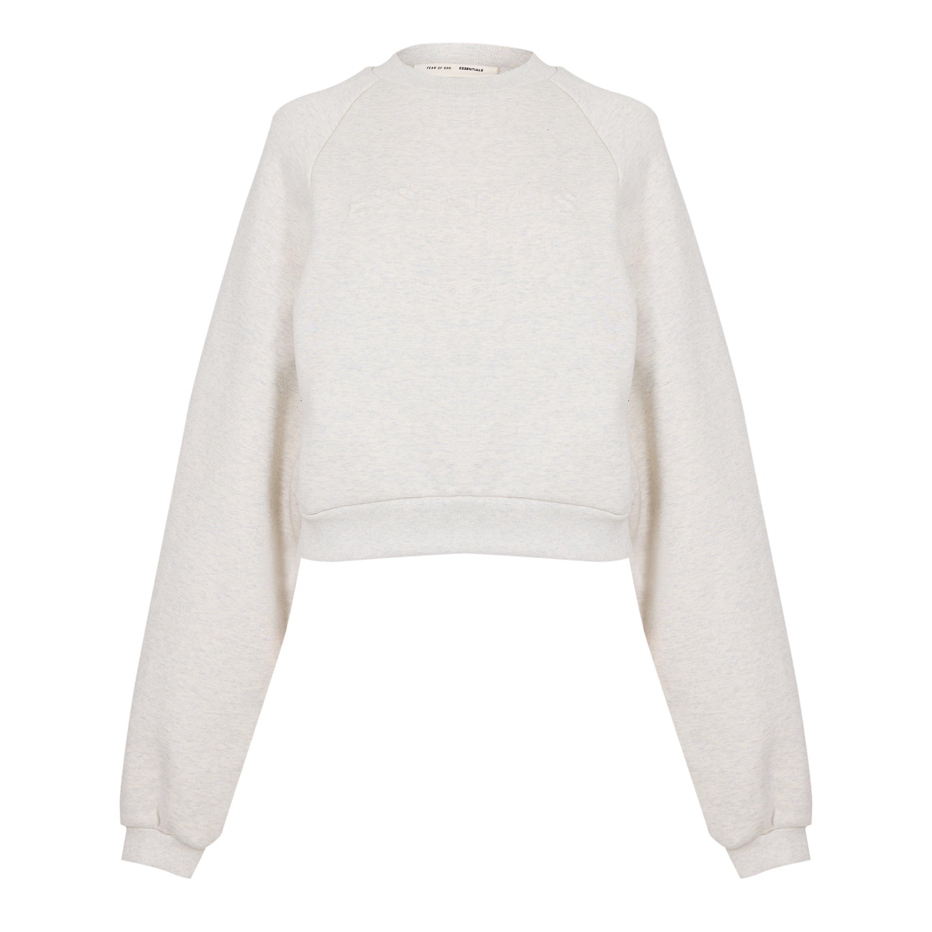 Fear Of God Essentials Women's Crew Sweatshirt - Oatmeal - 8 (XS)