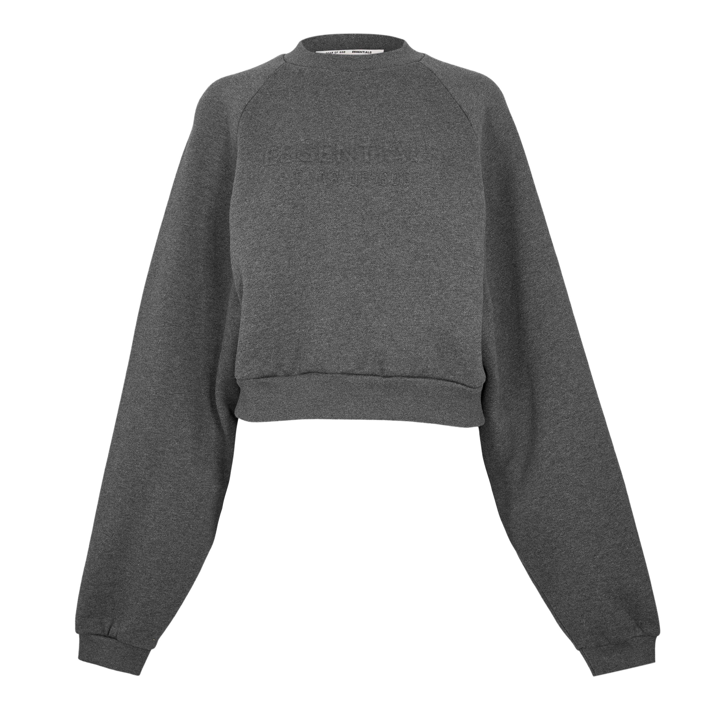 Fear Of God Essentials Women's Crew Sweatshirt - Charcoal - 8 (XS)