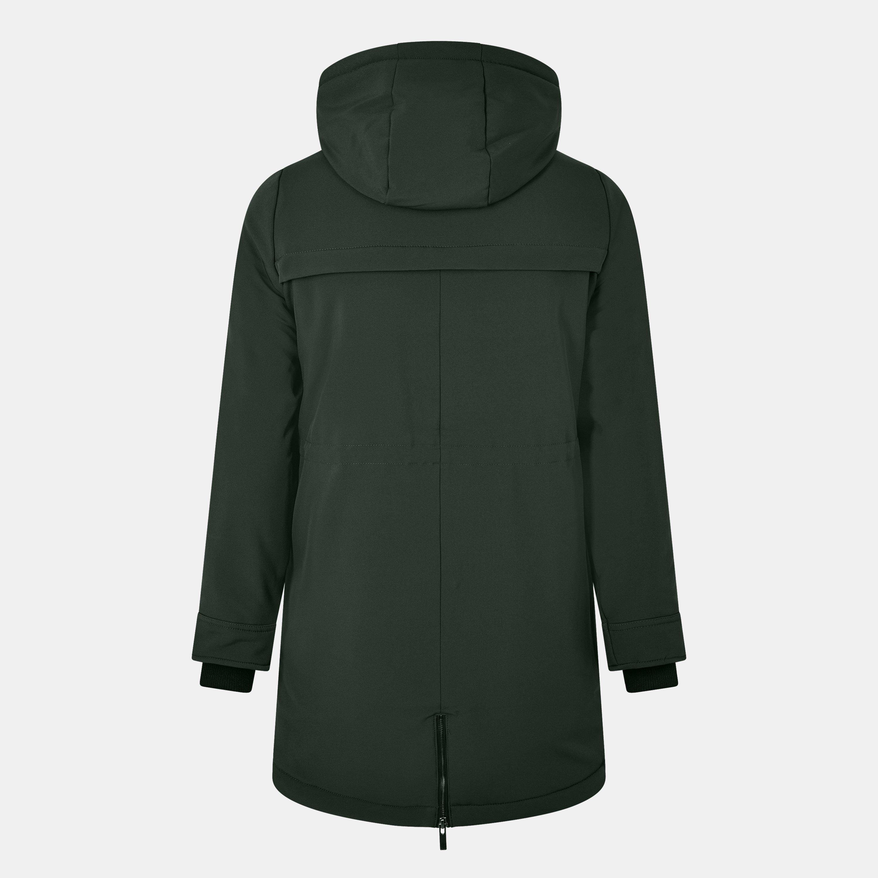 Peat - Only - Hooded Long Weather-Resistant Parka - 2