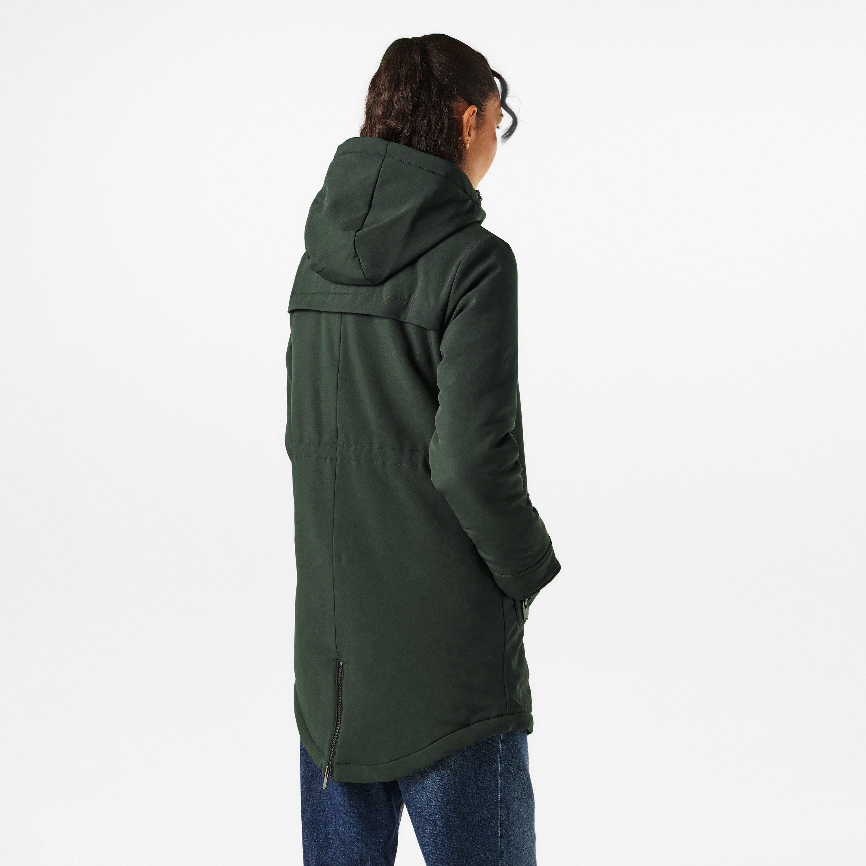 Peat - Only - Hooded Long Weather-Resistant Parka - 4