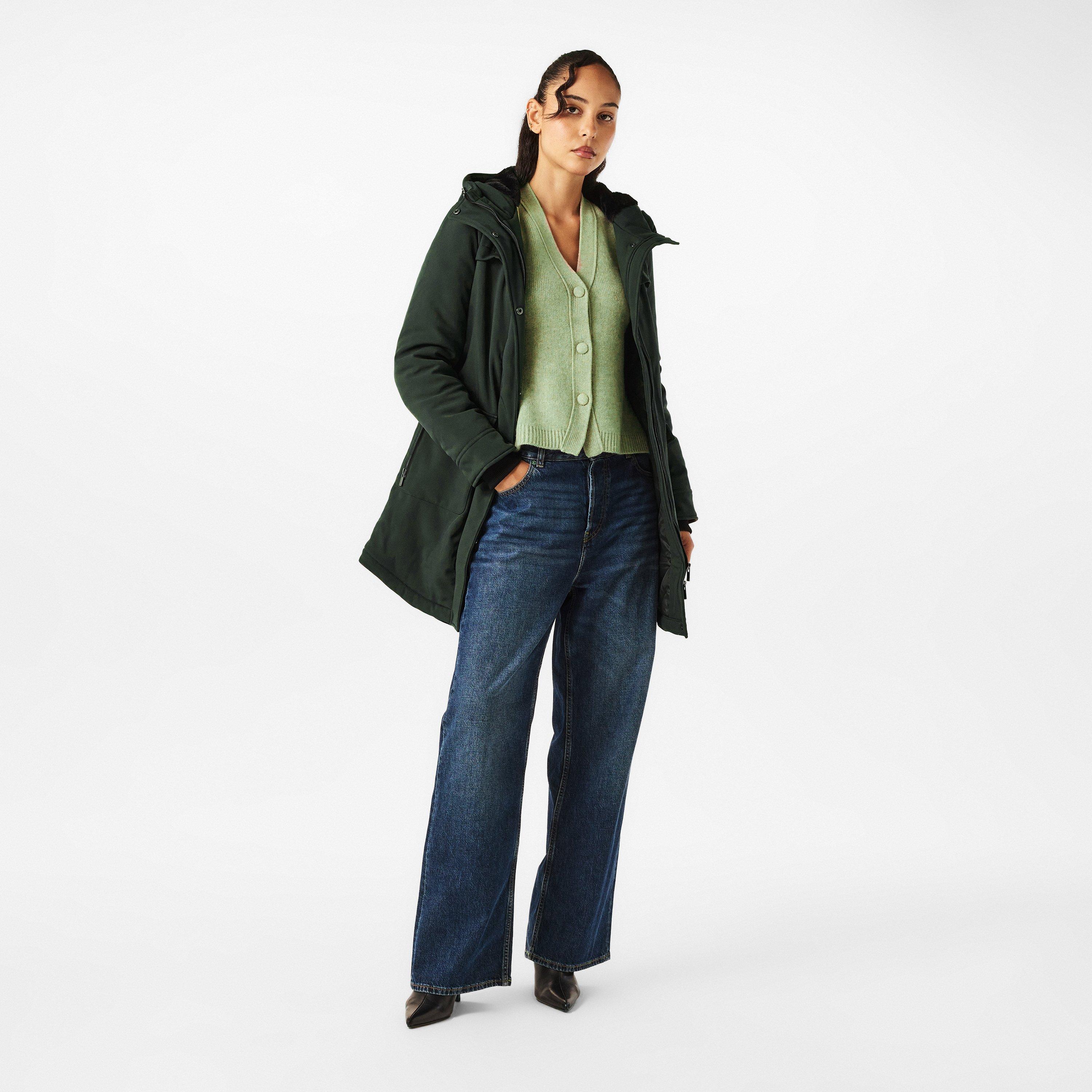 Peat - Only - Hooded Long Weather-Resistant Parka - 6