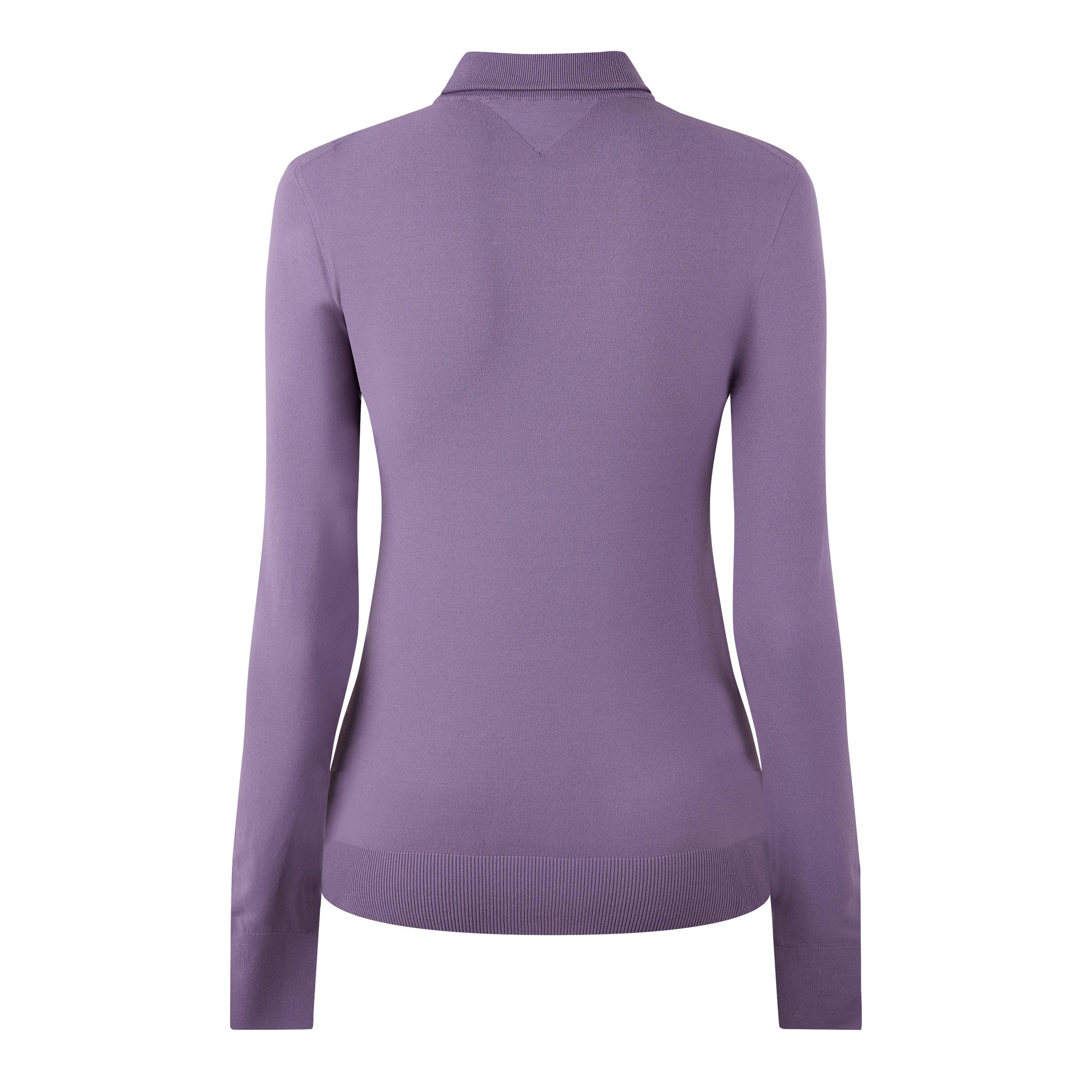 Lavender - Bottega Veneta - Women's Crew Neck Knitted Sweatshirt - 2