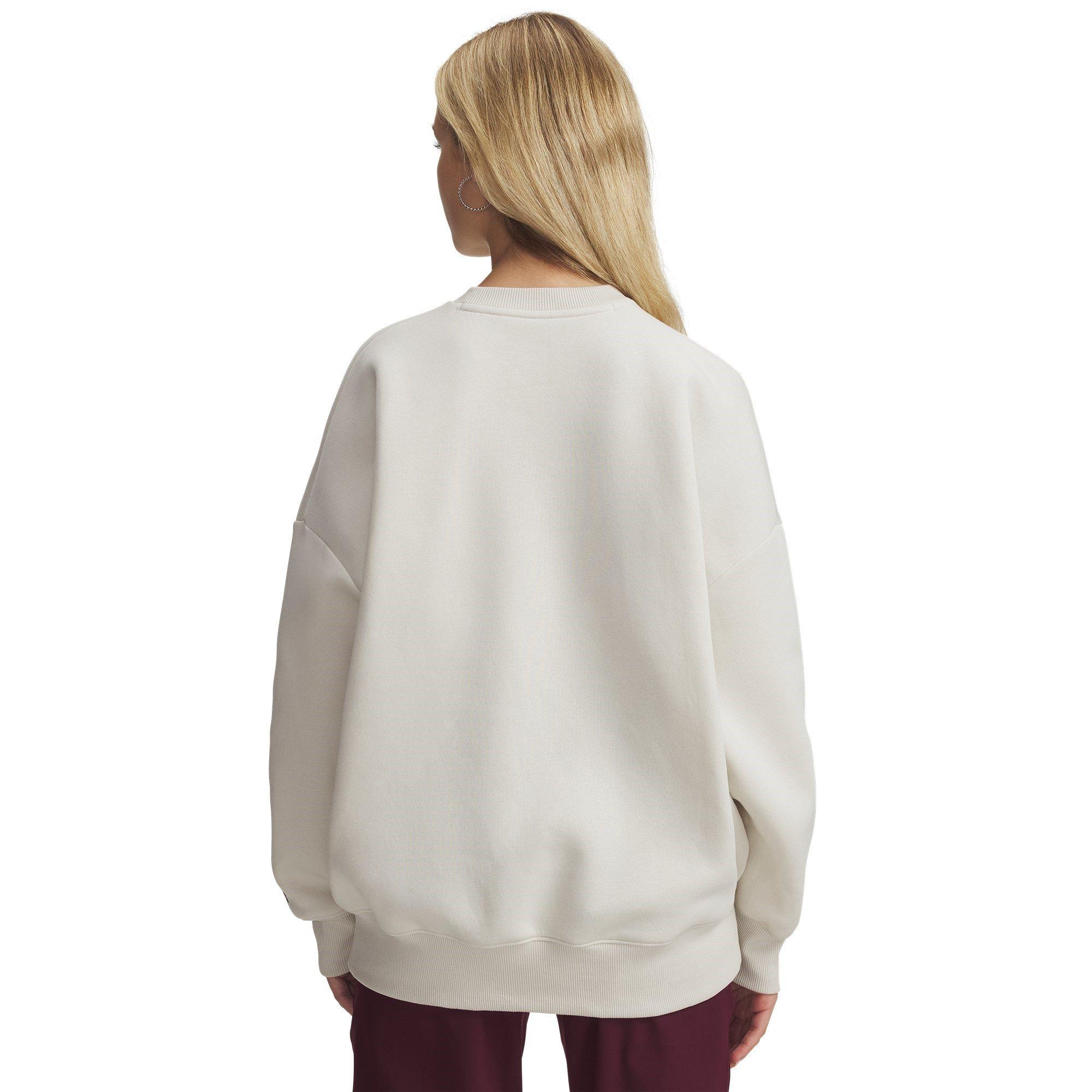 Summit White - Under Armour - Women's Rival Fleece Crew Sweatshirt - 2