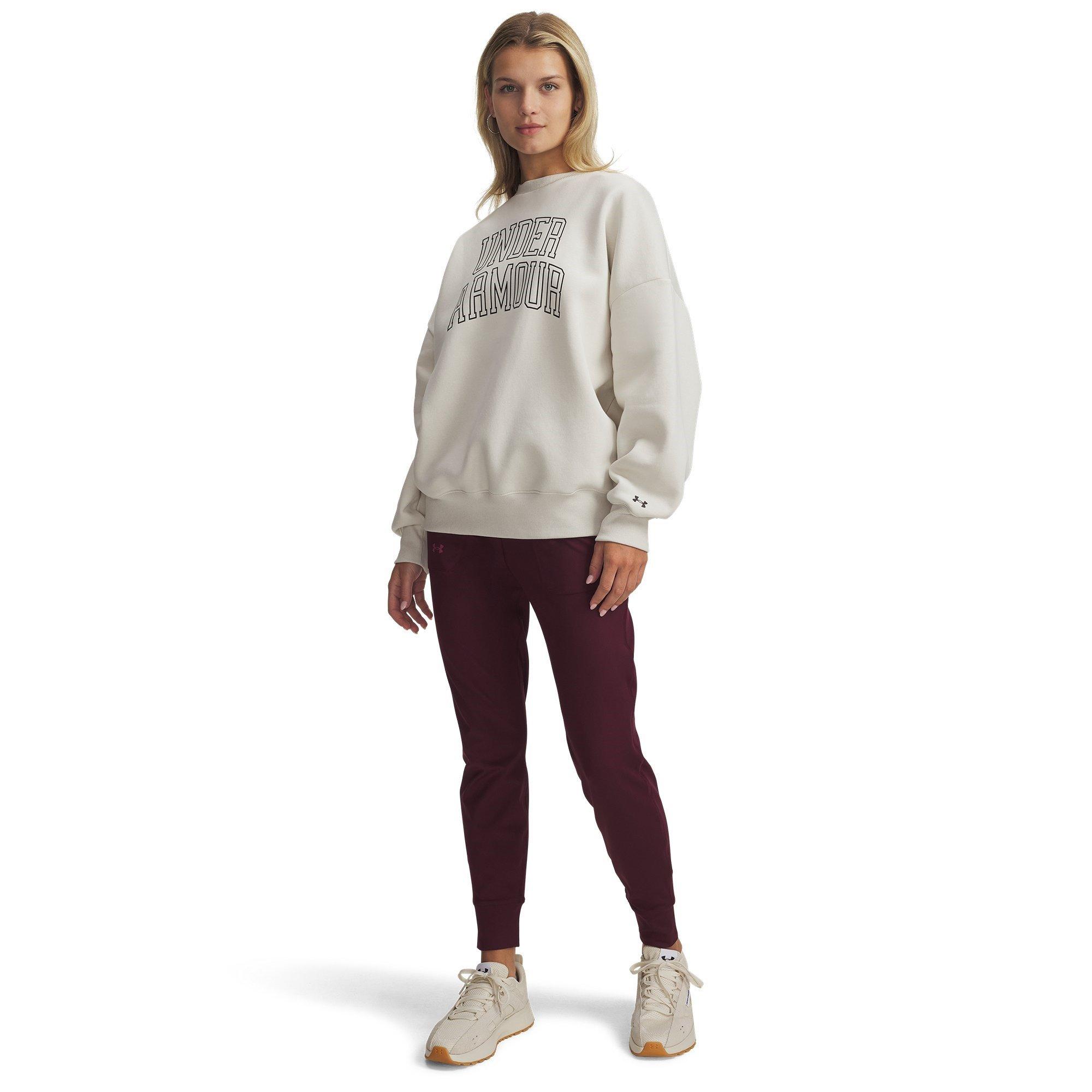Summit White - Under Armour - Women's Rival Fleece Crew Sweatshirt - 4