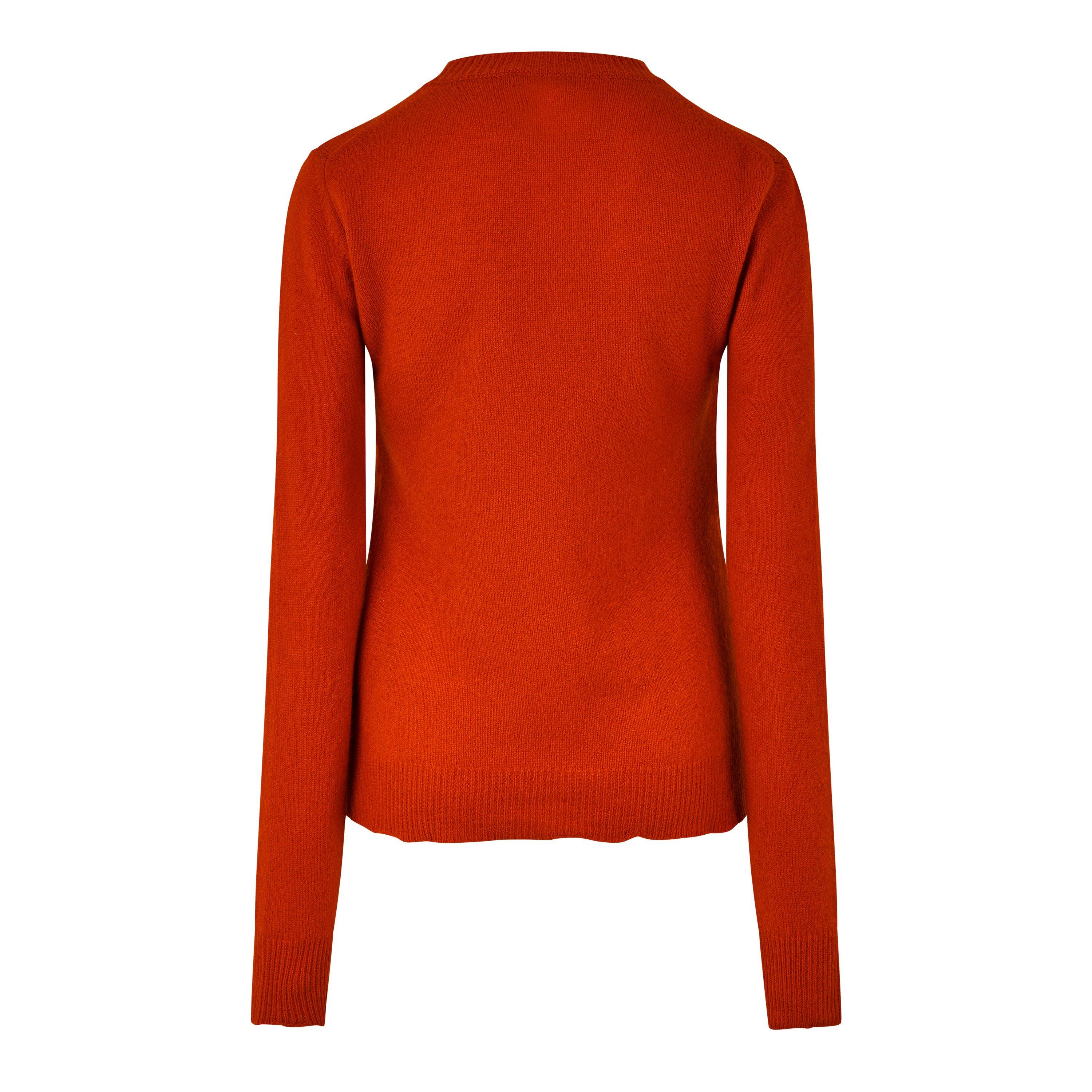 Imperial Red - Bottega Veneta - Women's Crew Sweater - 2