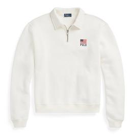 Polo Ralph Lauren Logo Flag Quarter Zip