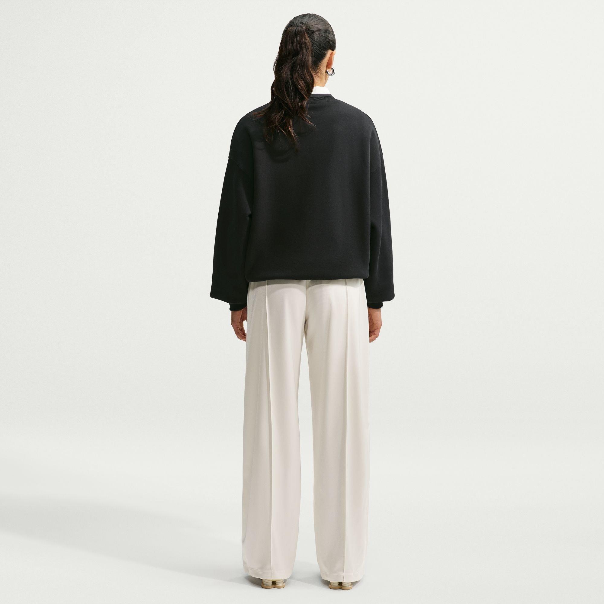 Preto - Nike - Sportswear Phoenix Fleece Women's Over-Oversized Crewneck Sweatshirt - 5