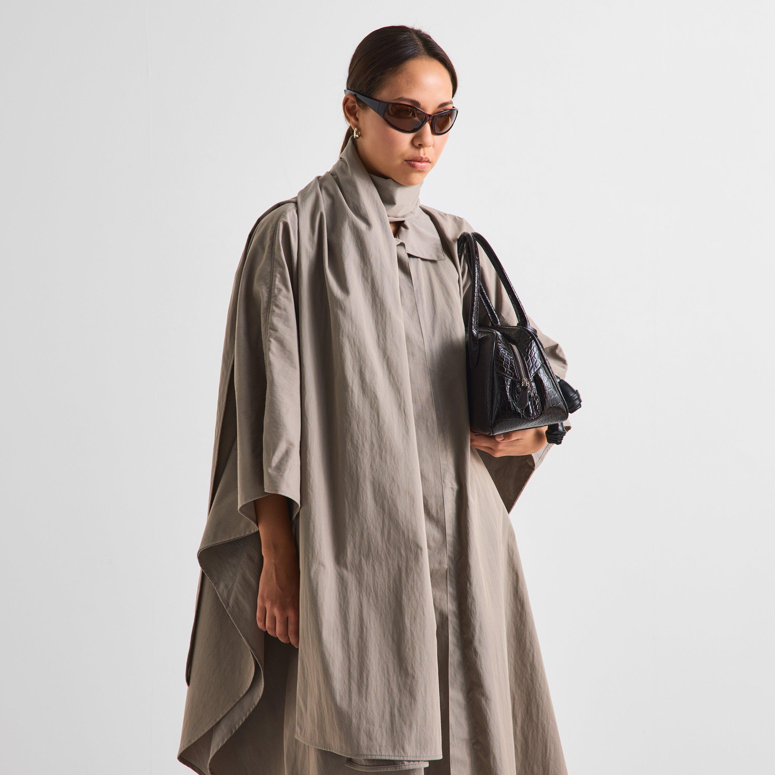 Grey - Magda Butrym - Women's Coat 01 Calf Length Oversized-Fit - 3