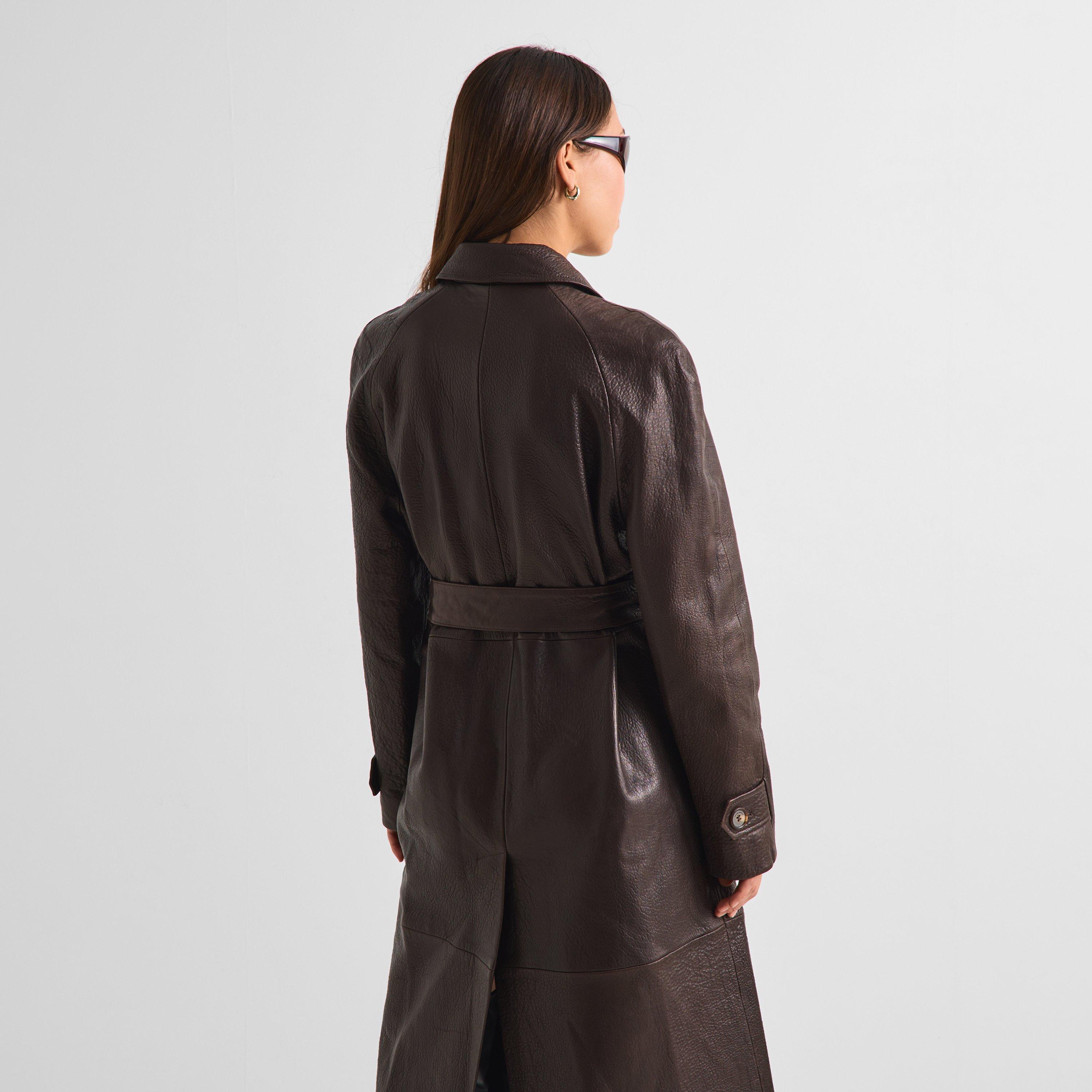 Dark Brown - Magda Butrym - Magda Coat 16 Ld63 - 4