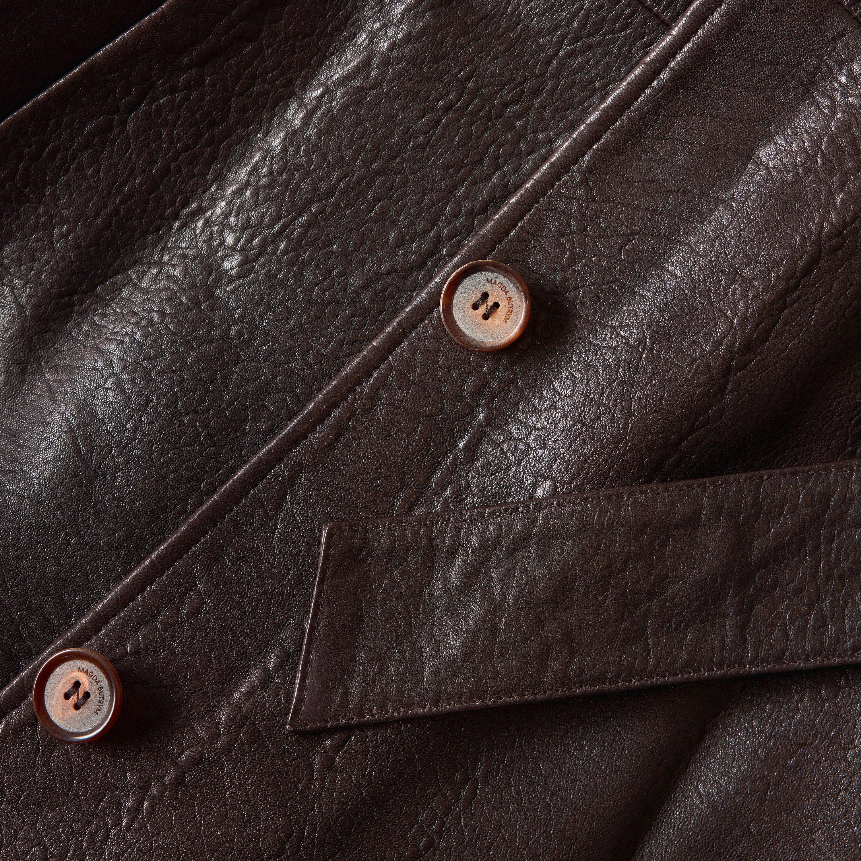 Dark Brown - Magda Butrym - Magda Coat 16 Ld63 - 5