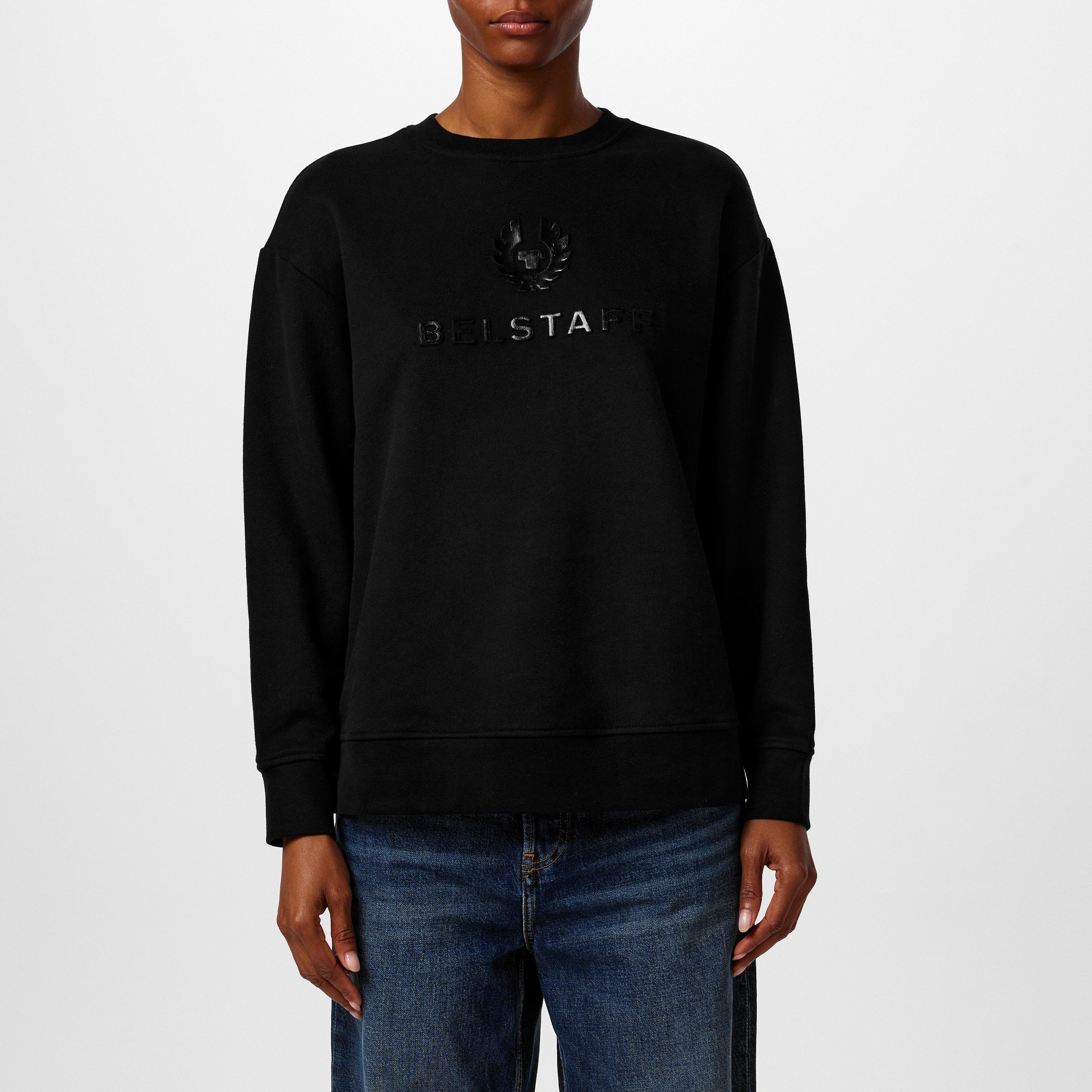Belstaff Women's Signature Logo Sweatshirt - Black - 10 (42)