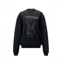 Ed Hardy Nyc Crew Sweat Ld52