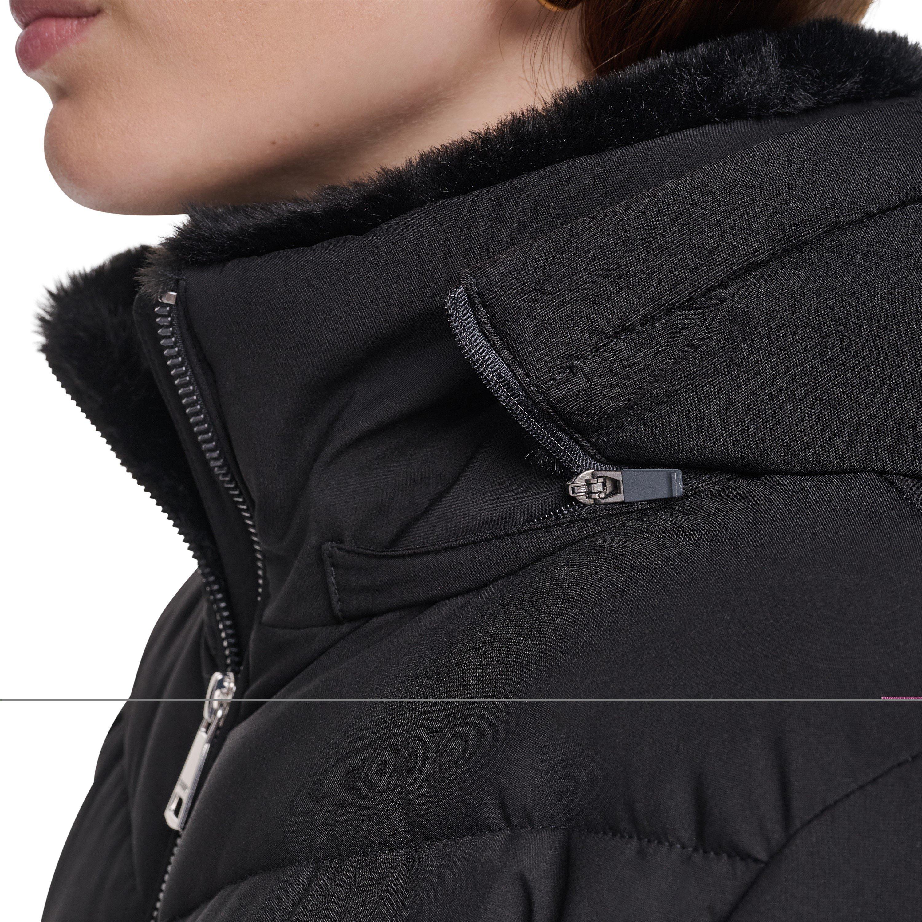 Black - DKNY - Women's Short Puffer Jacket - 4