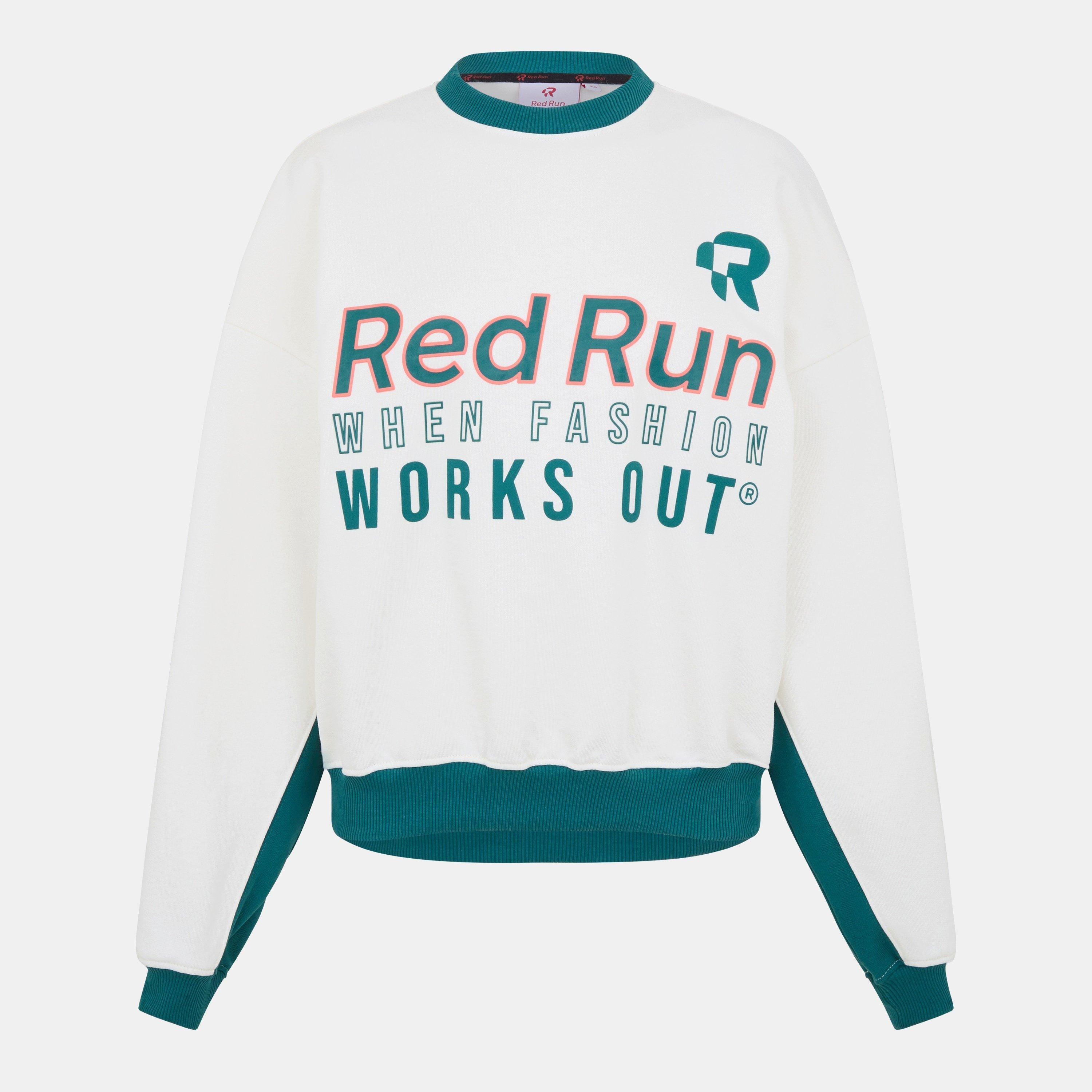 Earth Green - Red Run - Crew Neck Sweater - Verdant - 1