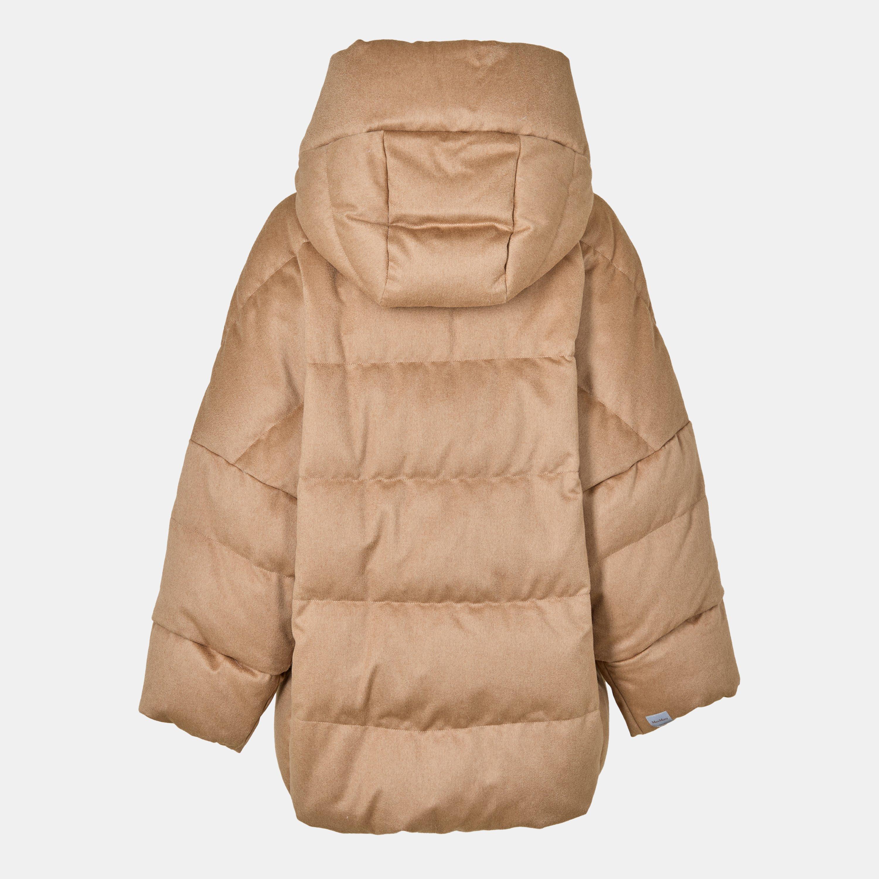 Camel - Max Mara - Women's Desiderio Quilted Down Short Puffer Jacket - 2