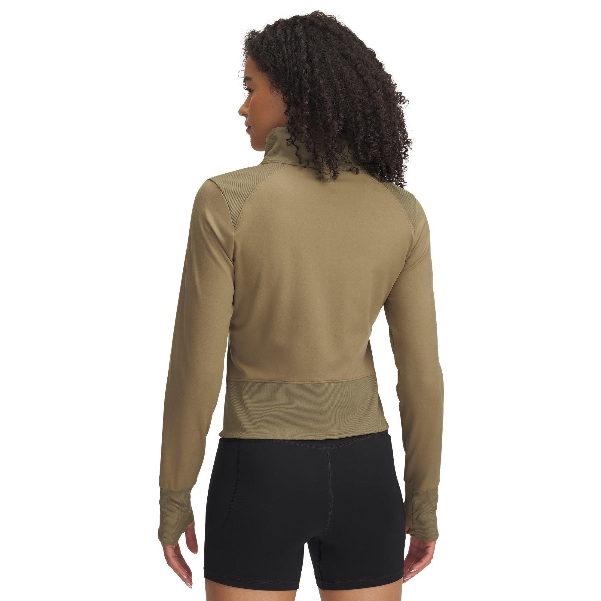 Brown - Under Armour - Meridian Performance Training Jacket - 2