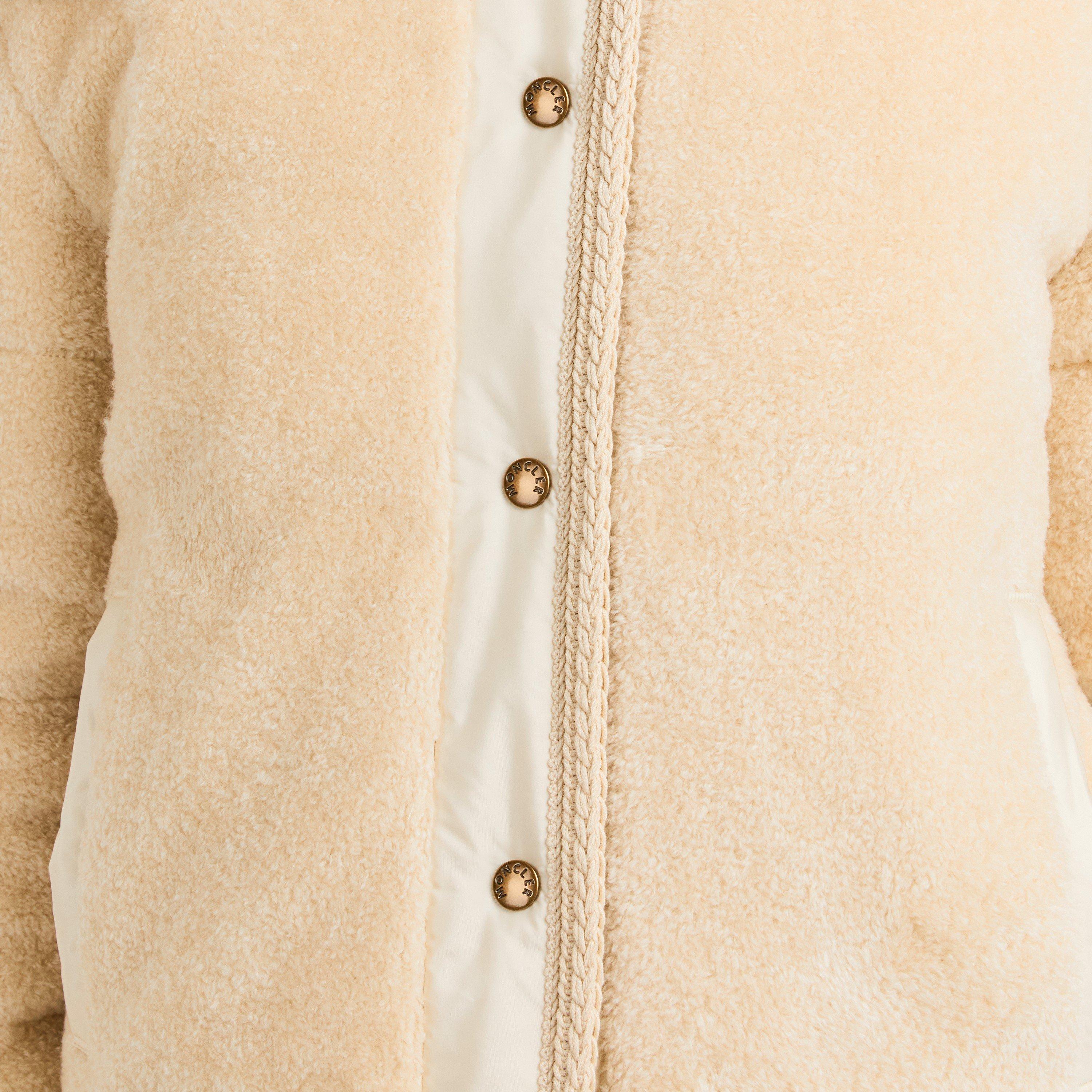Cream 050 - Moncler - Women's Cibou Prka Teddy Coat - 5