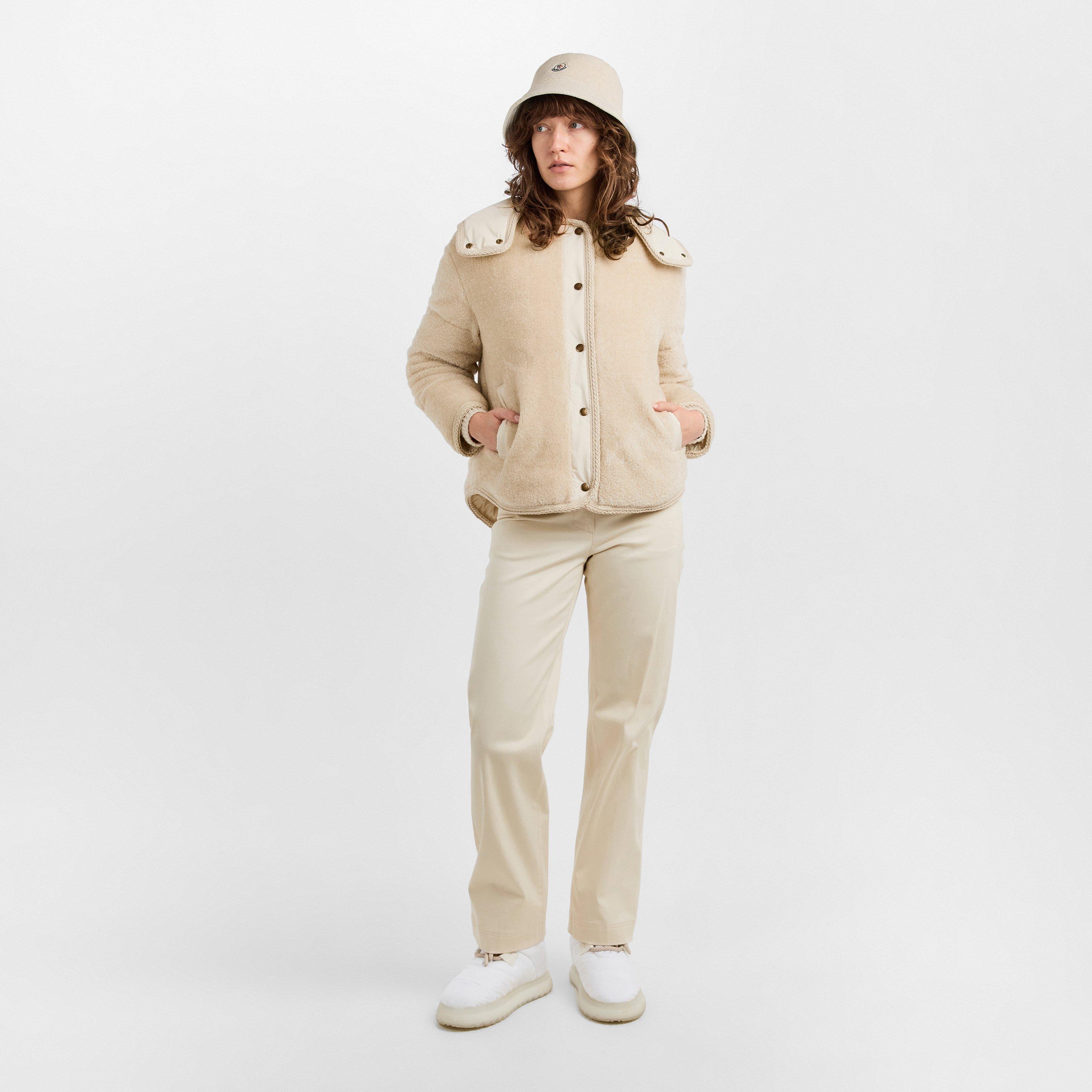 Cream 050 - Moncler - Women's Cibou Prka Teddy Coat - 6