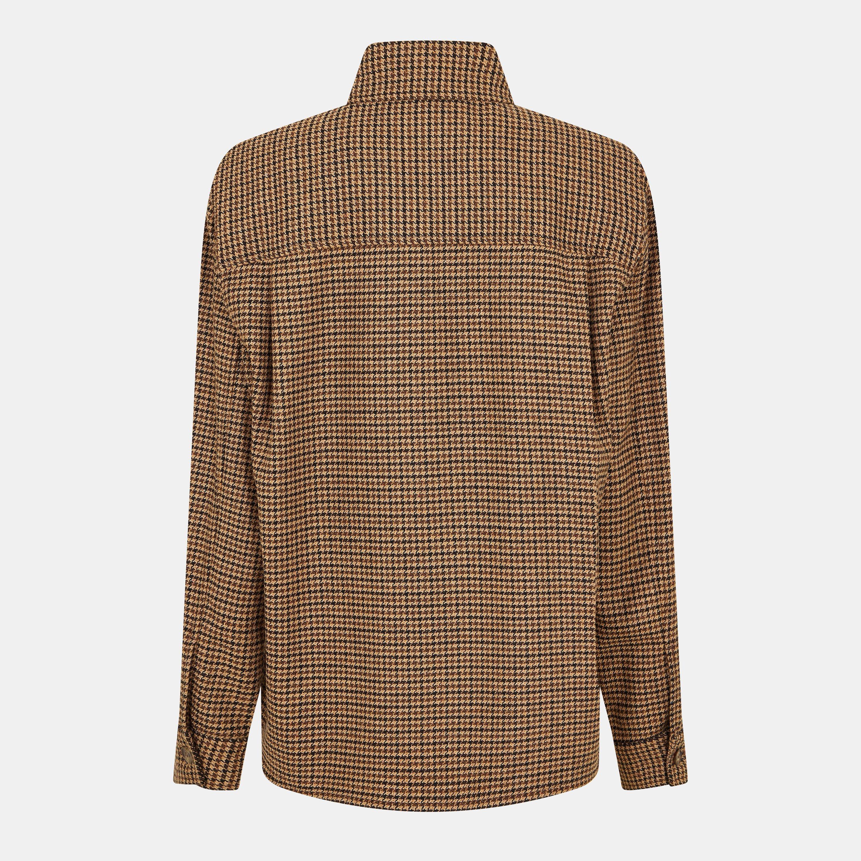 Beige/Marron - Saint Laurent - Women's Technical Weather-Resistant Softshell Jacket - 2