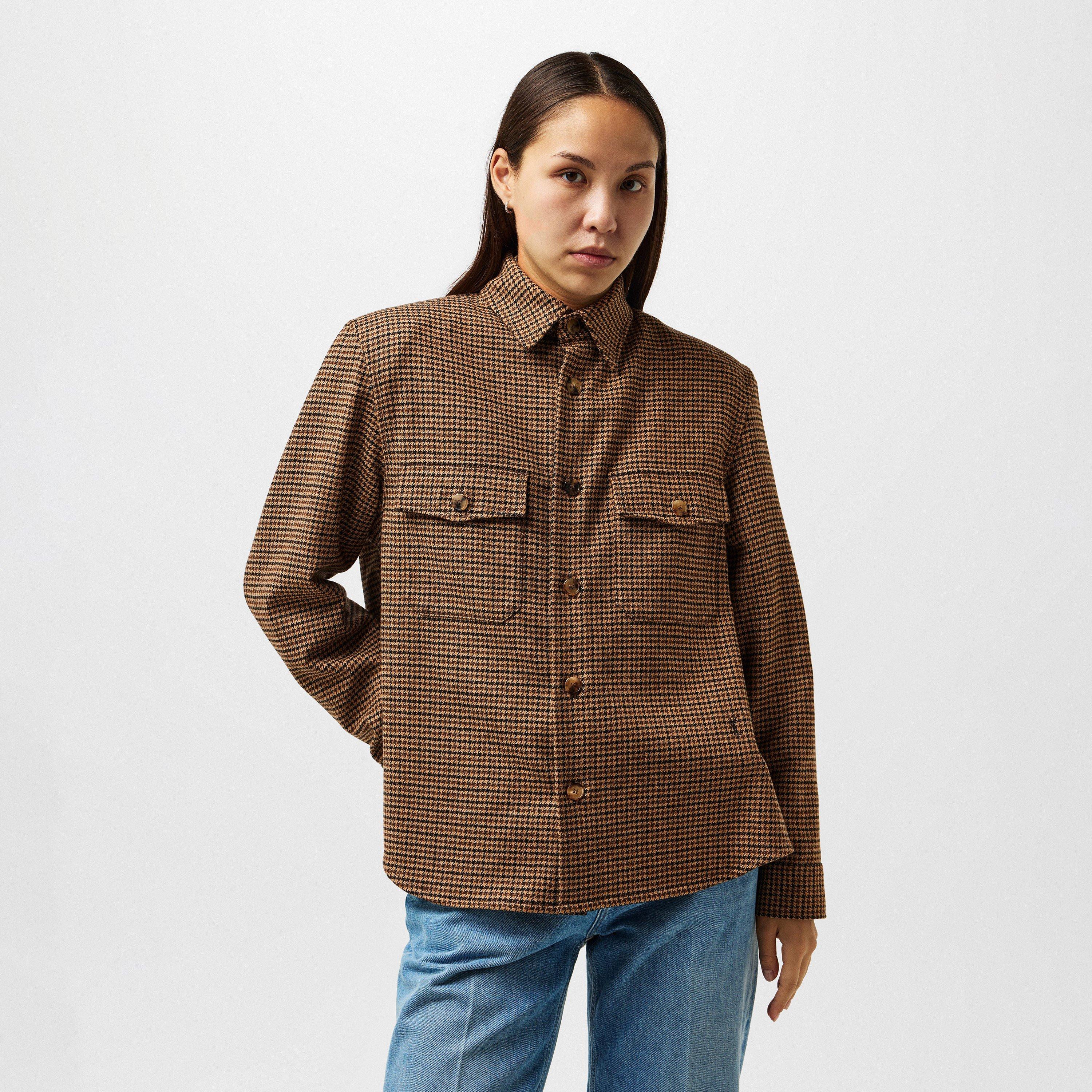 Beige/Marron - Saint Laurent - Women's Technical Weather-Resistant Softshell Jacket - 3