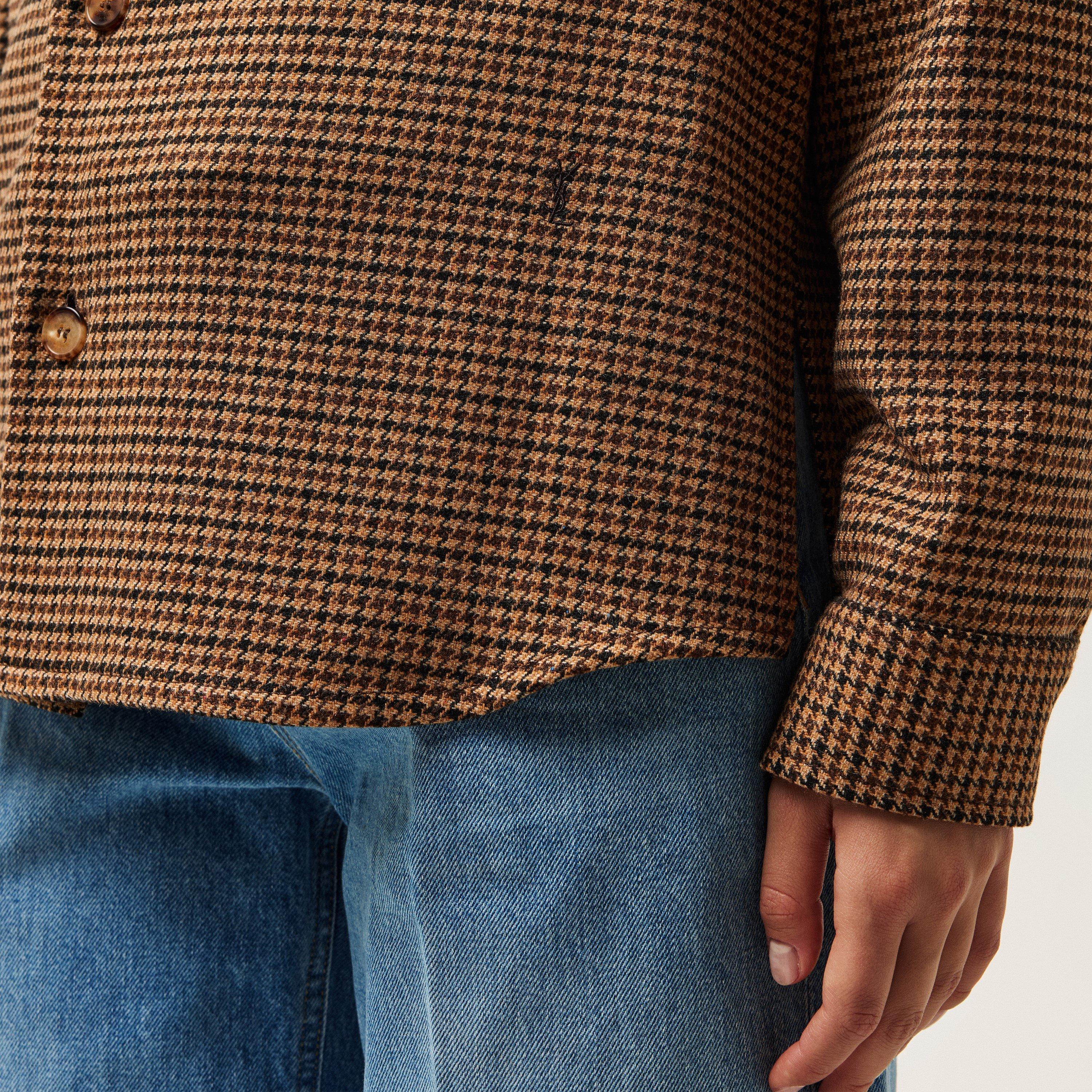 Beige/Marron - Saint Laurent - Women's Technical Weather-Resistant Softshell Jacket - 5