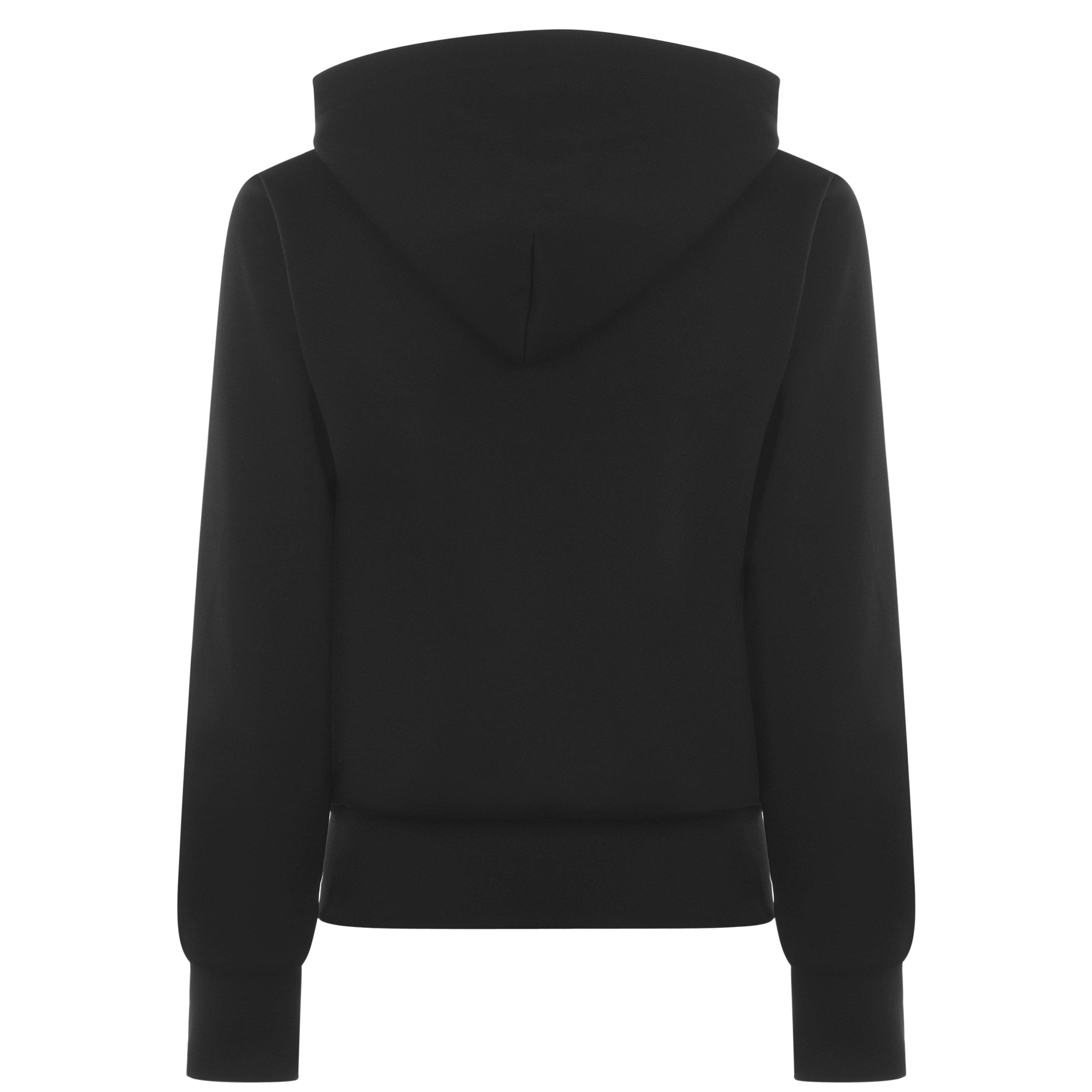 Black/Red - Comme des Garcons PLAY - Small Heart Pullover Hoodie - 8
