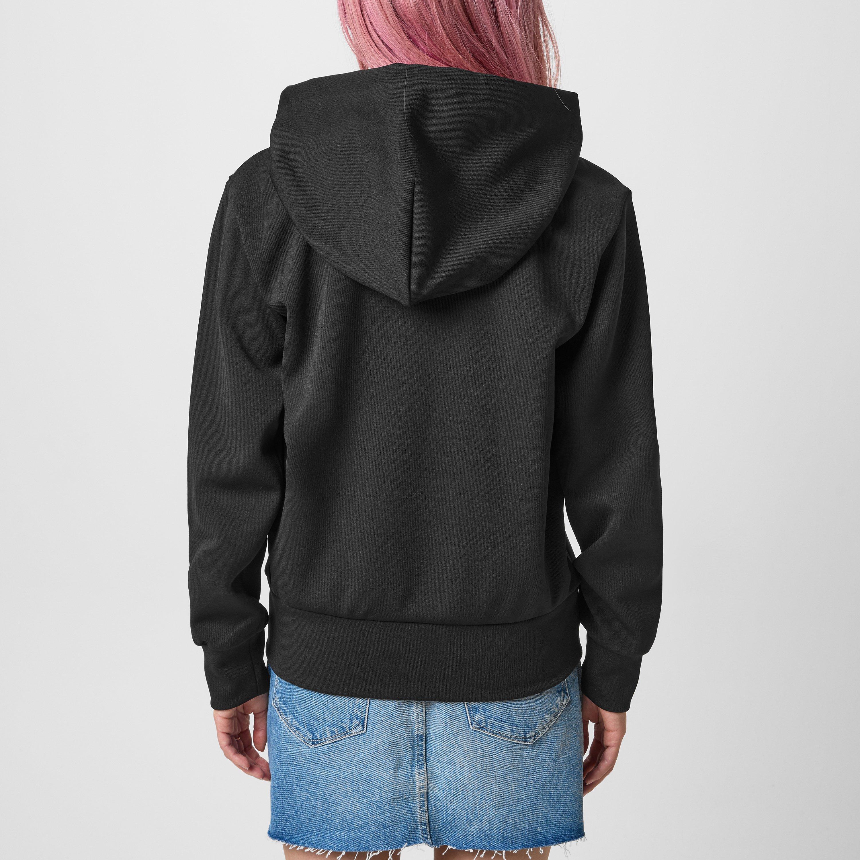 Black/Red - Comme des Garcons PLAY - Small Heart Pullover Hoodie - 4