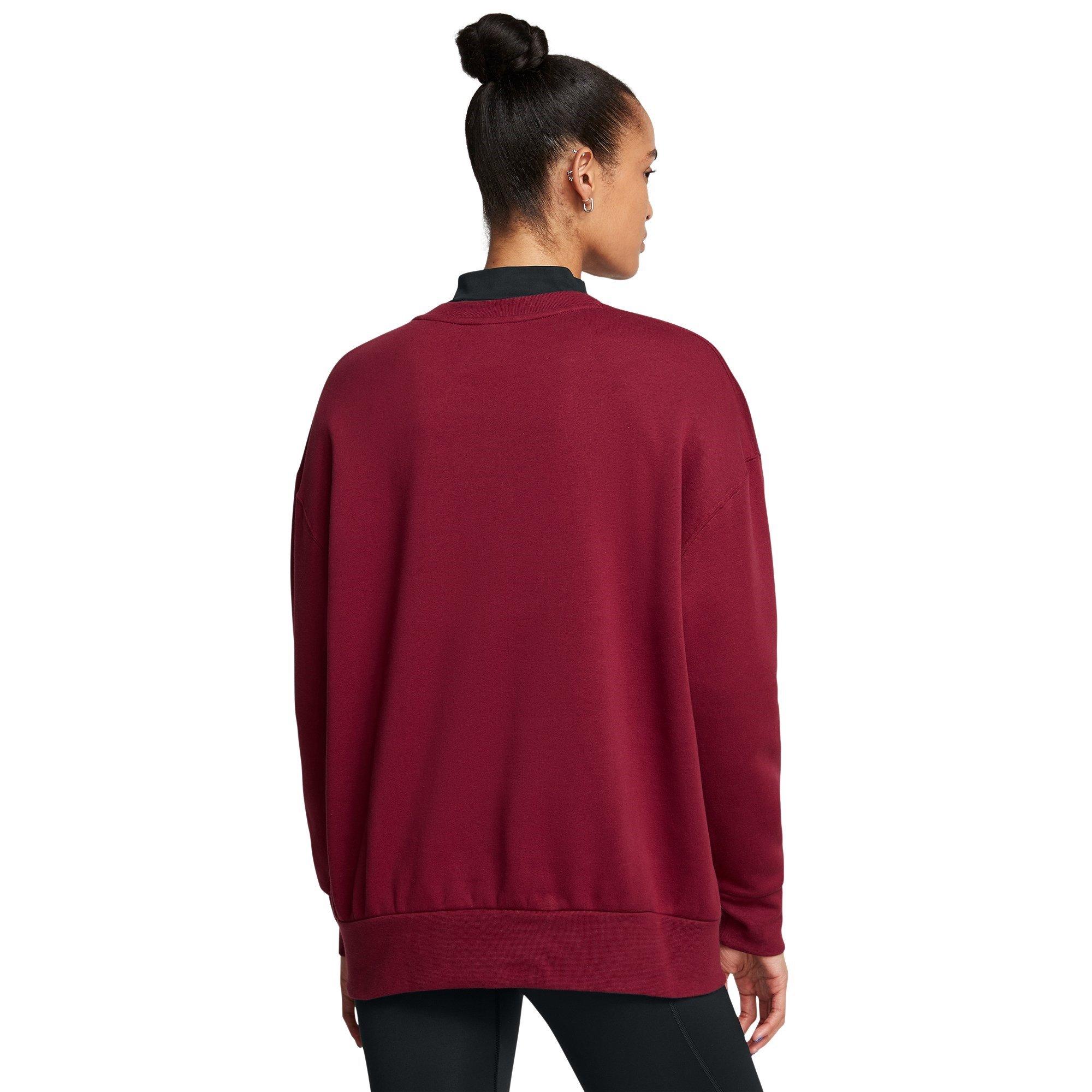 Red - Under Armour - Essential Fleece Crew Sweatshirt - 4