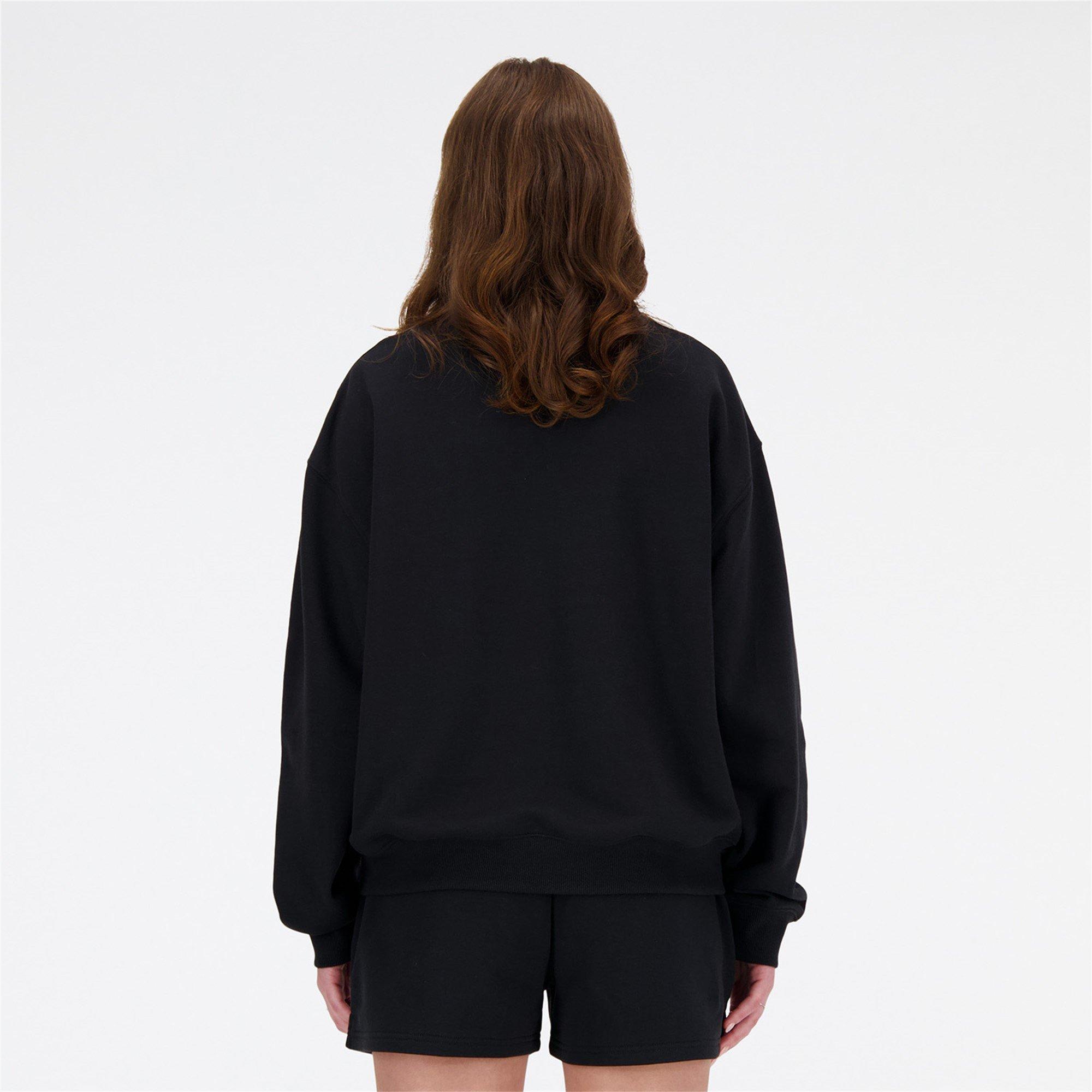 Black - New Balance - Balance French Terry Crewneck Top - 3