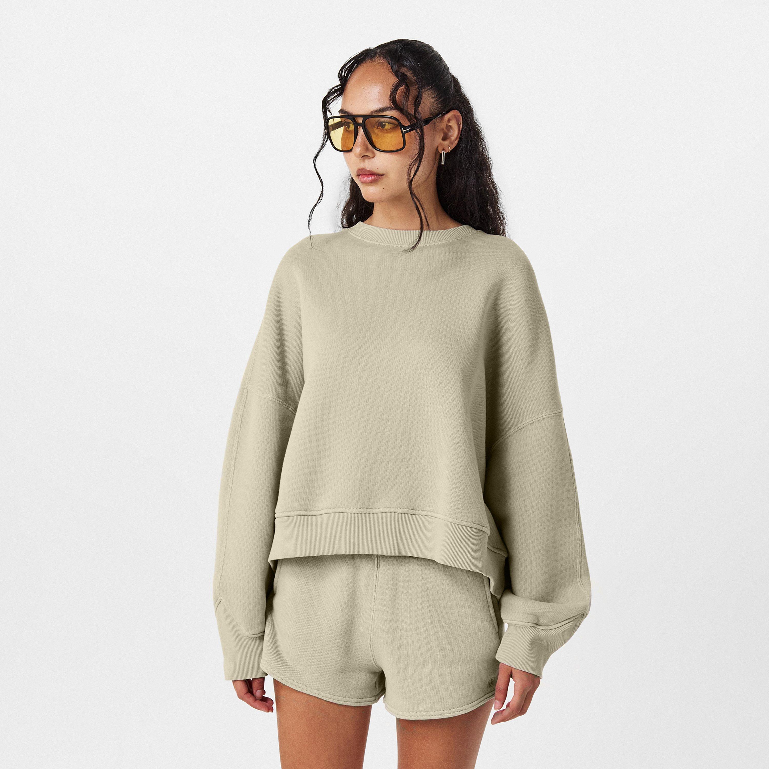 Grey - Represent - Women's Rep Initial Crew Sweatshirt - 3