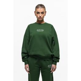 Good For Nothing Oval Sweatshirt Dark Green