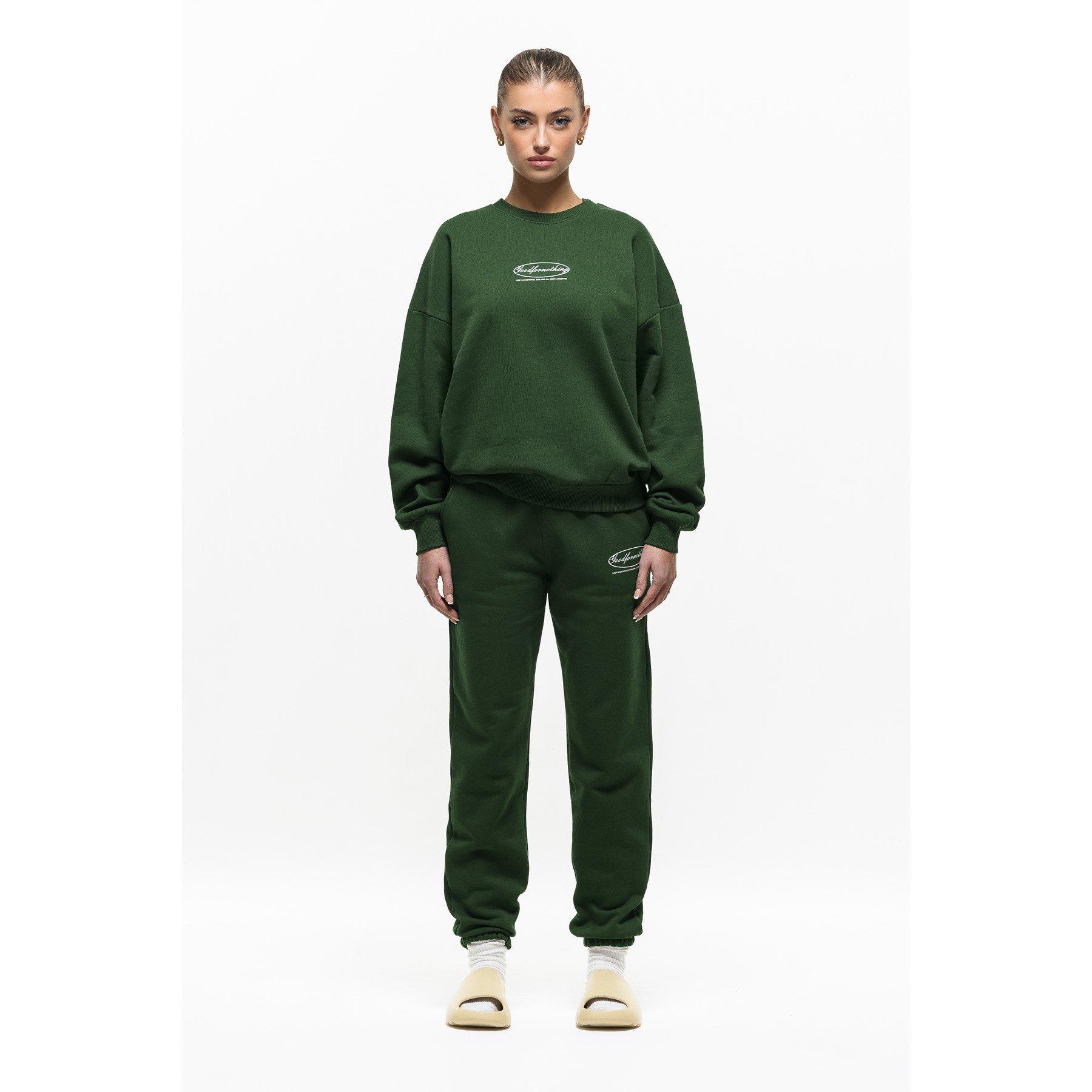 Green - Good For Nothing - Oval Sweatshirt Dark Green - 2