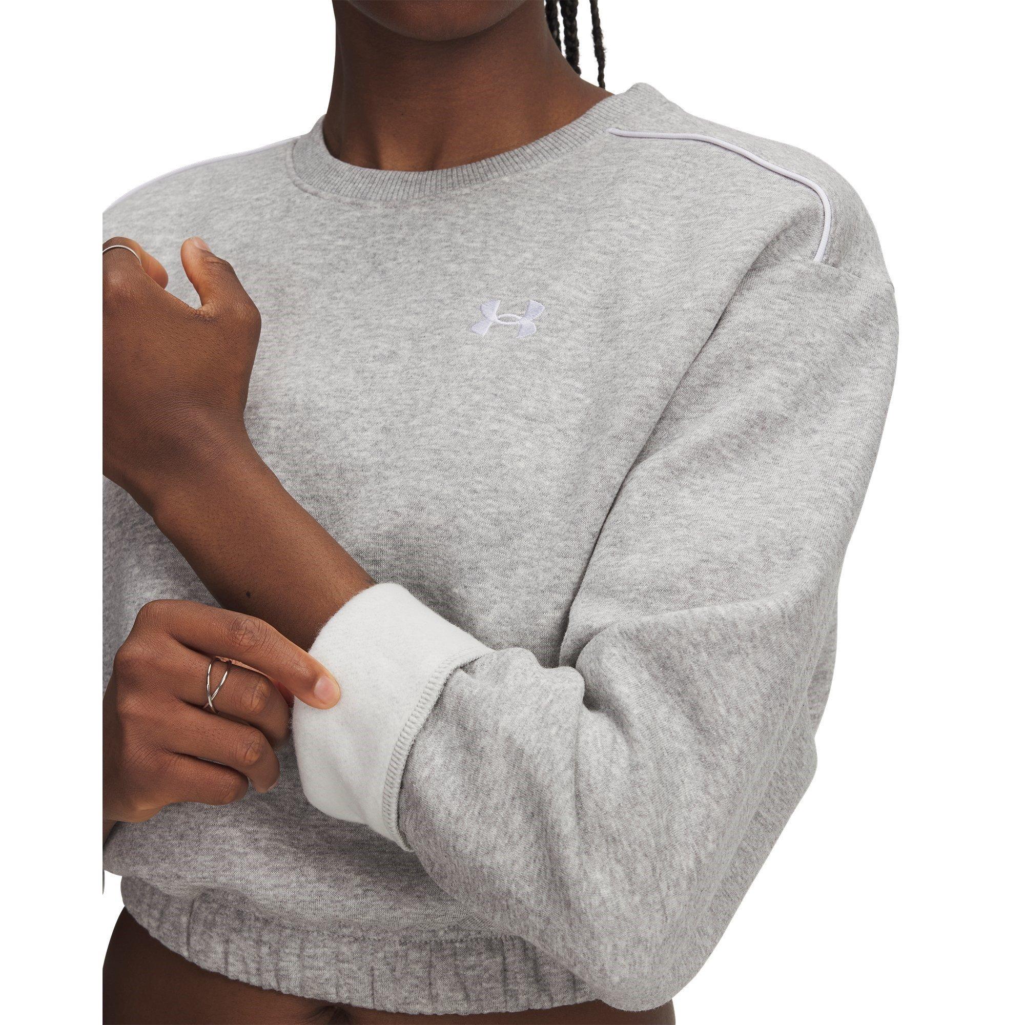 Mod Grey/Heathr - Under Armour - Rival Crew Sweatshirt - 3