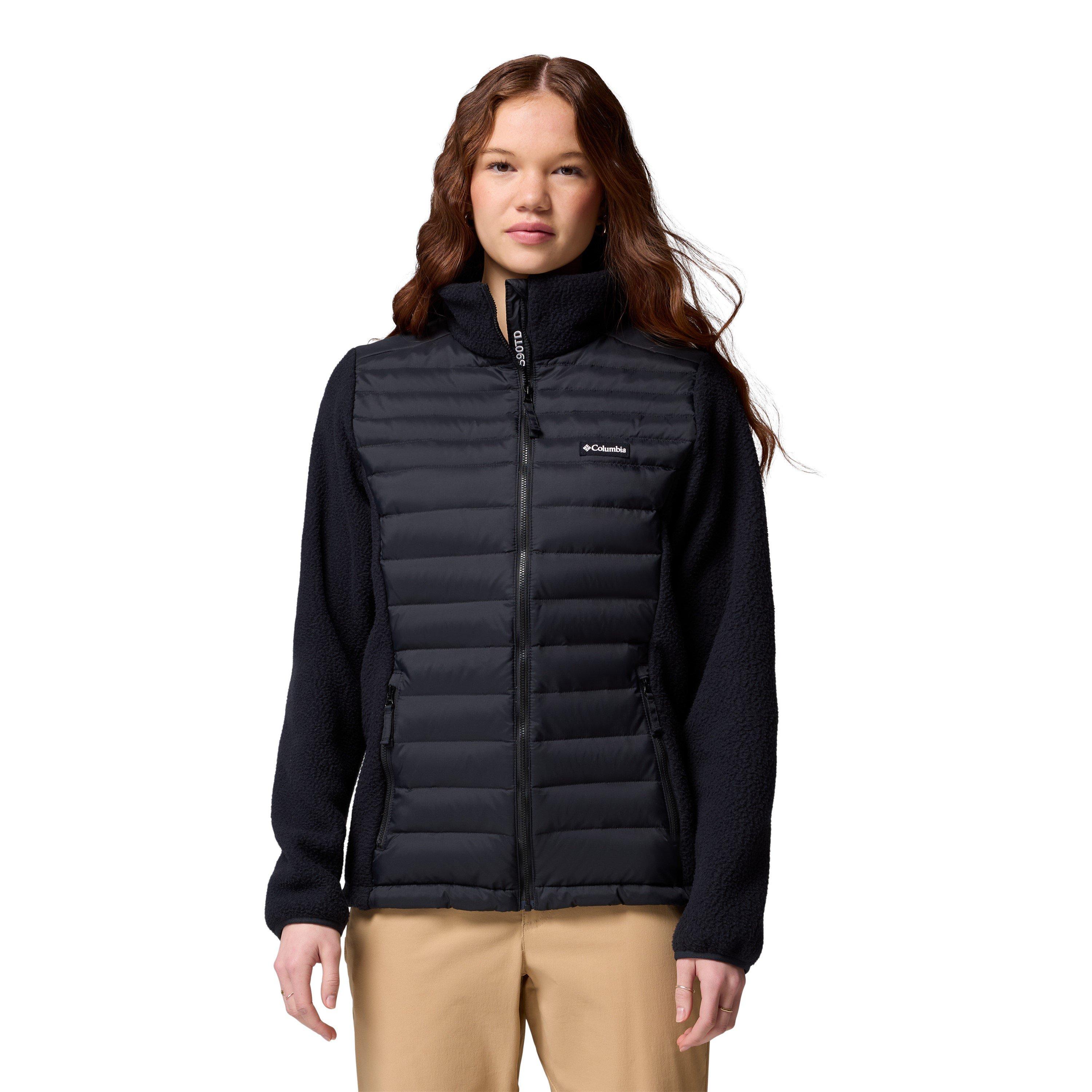 Columbia Women's Weather-Resistant Lightweight Hybrid Jacket - Black - 12 (M)