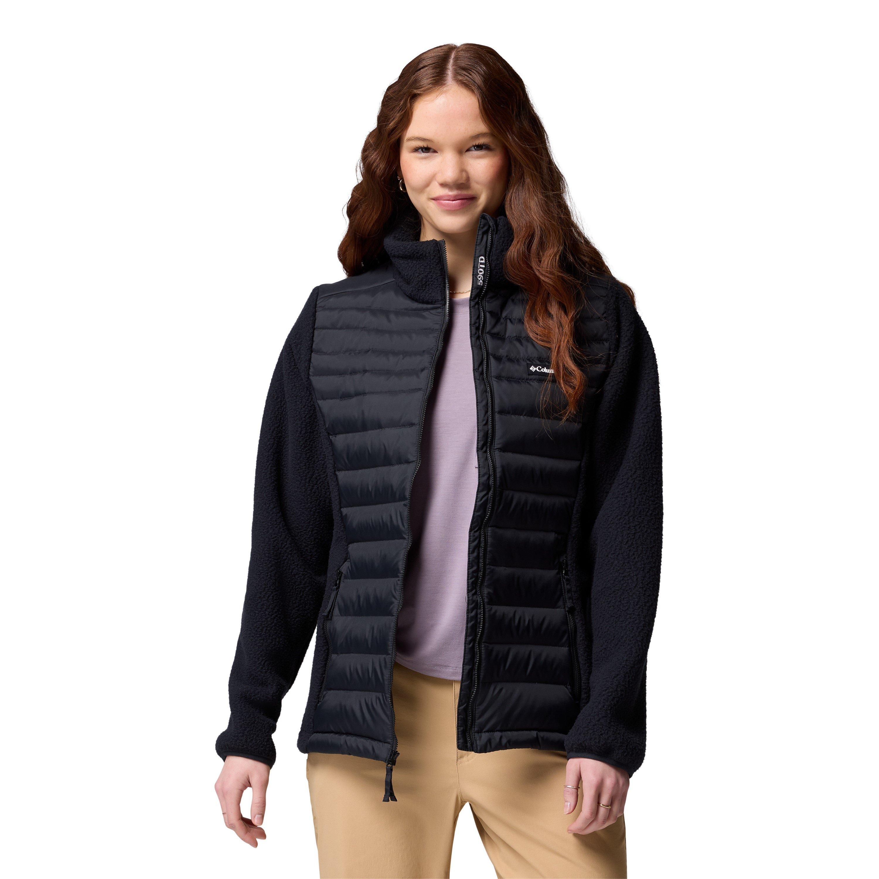 Black - Columbia - Women's Weather-Resistant Lightweight Hybrid Jacket - 4