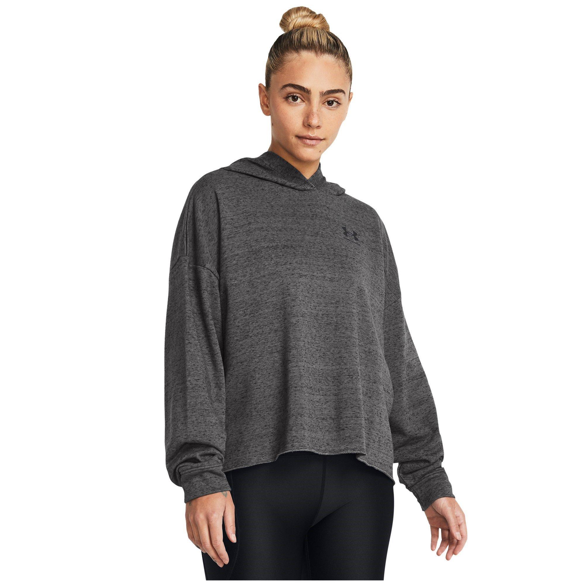 Grey - Under Armour - Rival Terry Crew Sweatshirt - 2