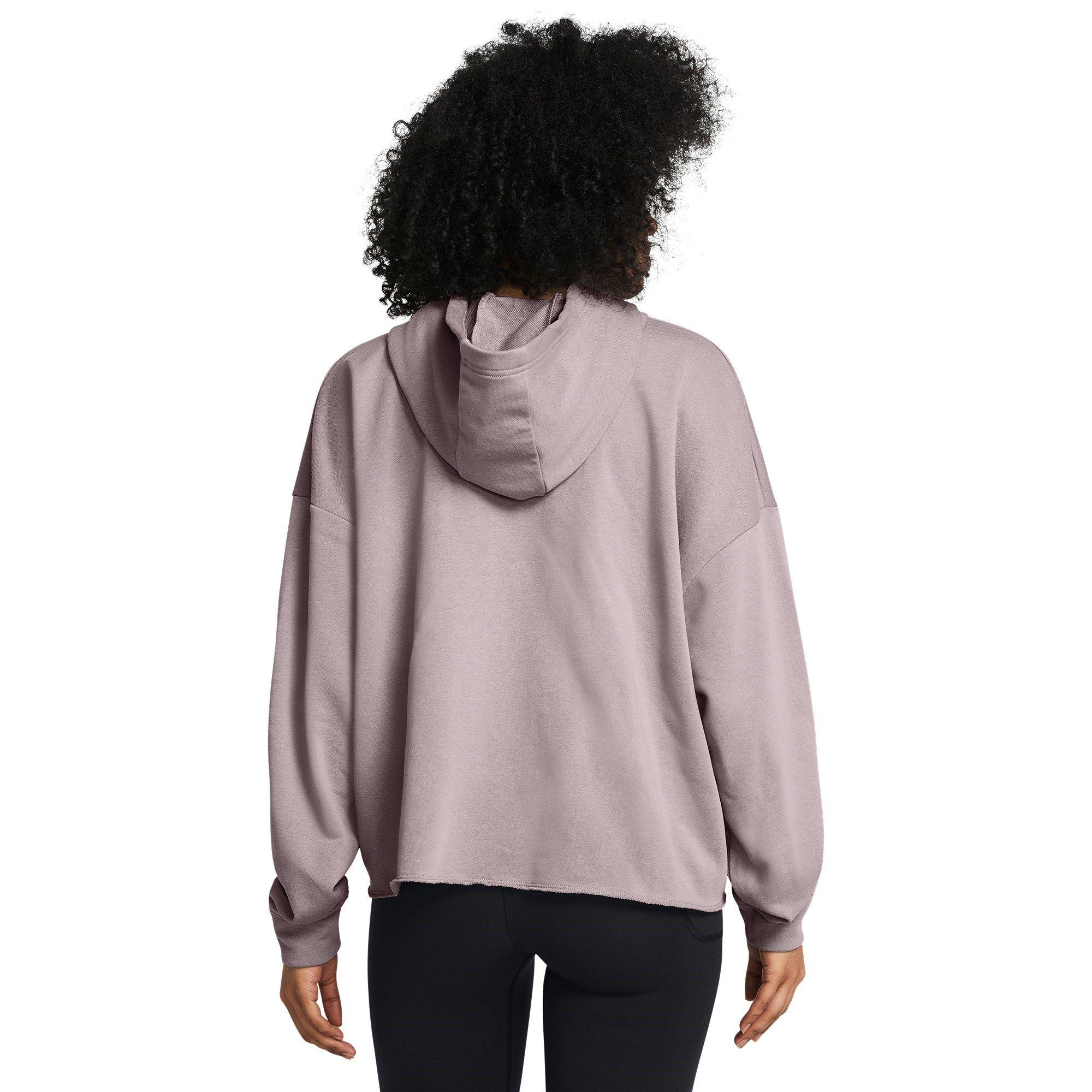Grey - Under Armour - Women's Rival Terry Crew Sweatshirt - 4