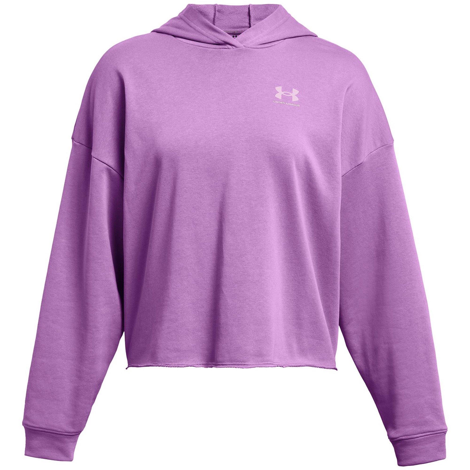 Under Armour Women's Rival Terry Crew Sweatshirt - Purple - 12 (M)