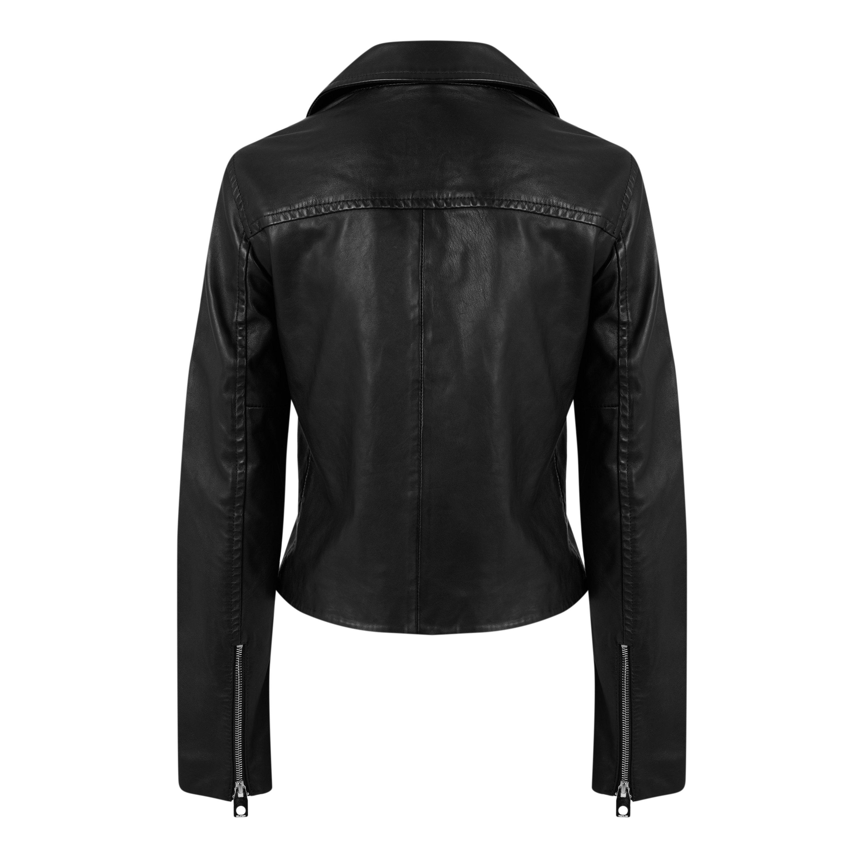 Black - Belstaff - Women's Leather Jacket - 2