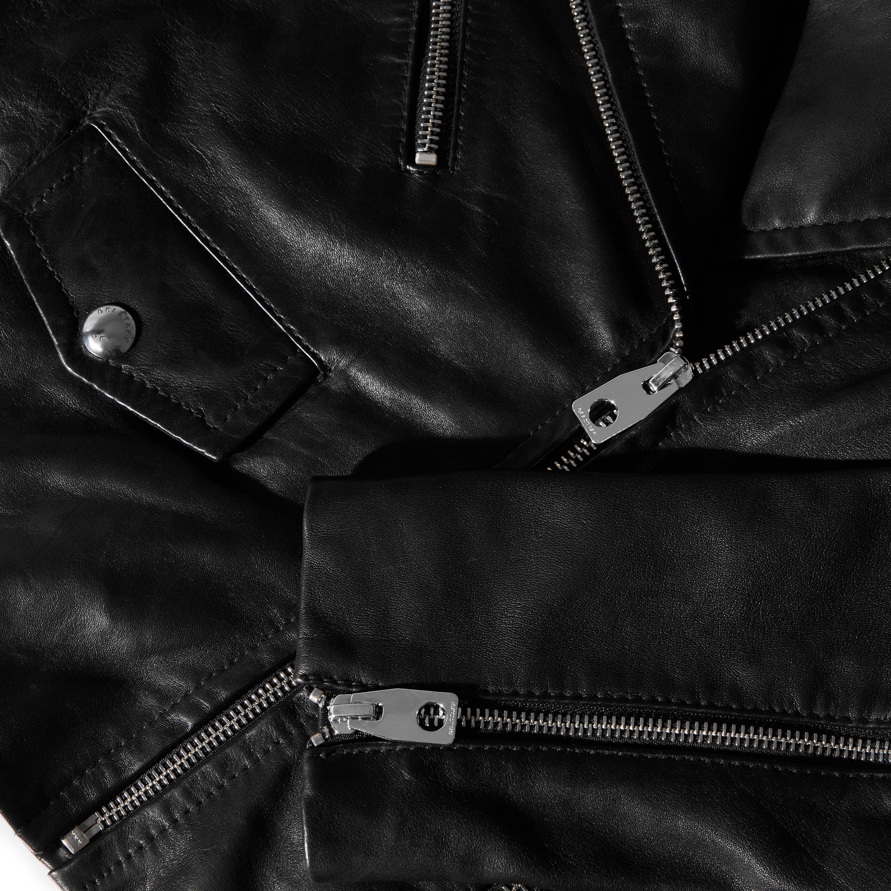 Black - Belstaff - Women's Leather Jacket - 3