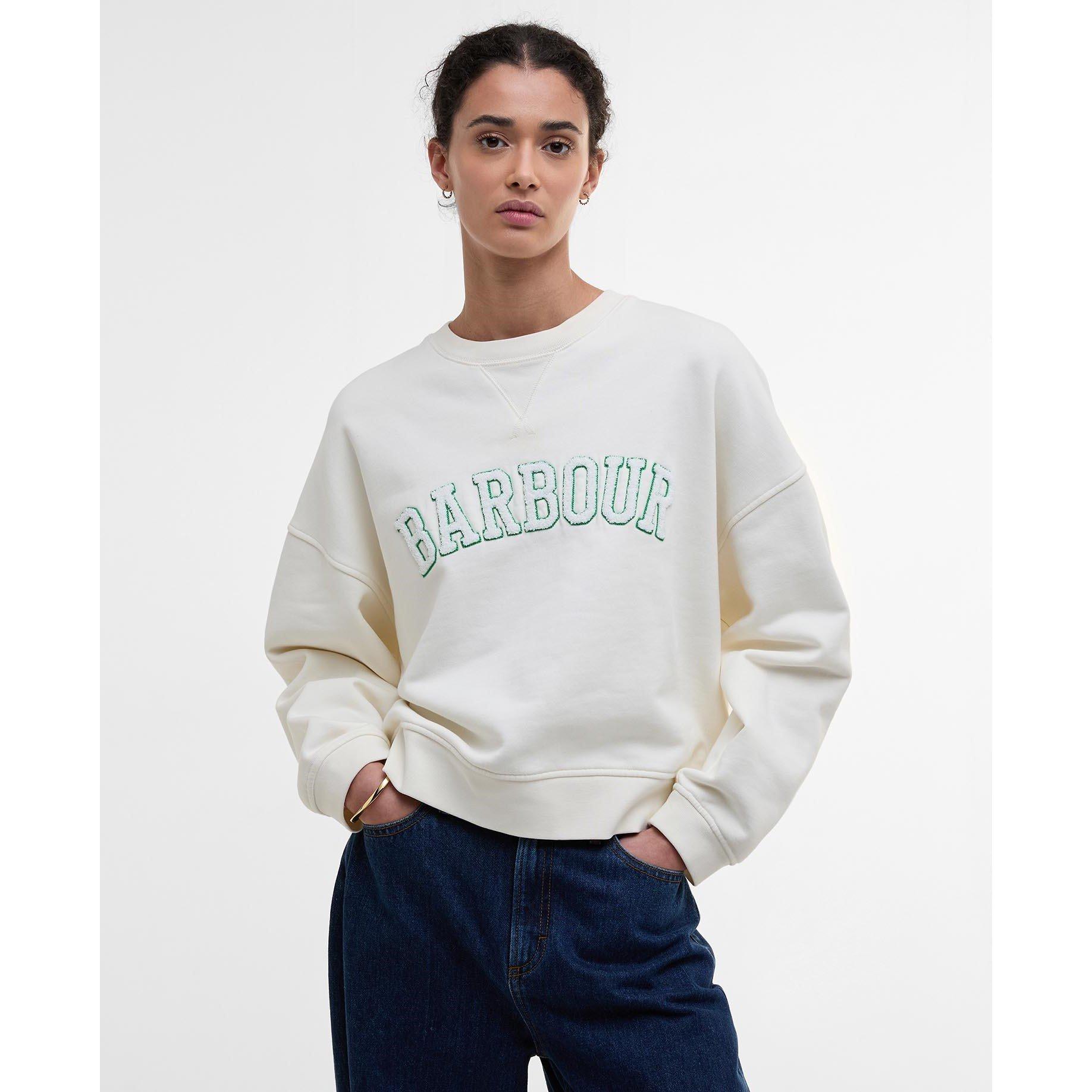 Neutral - Barbour - Women's Silverdale Crew Sweatshirt - 2